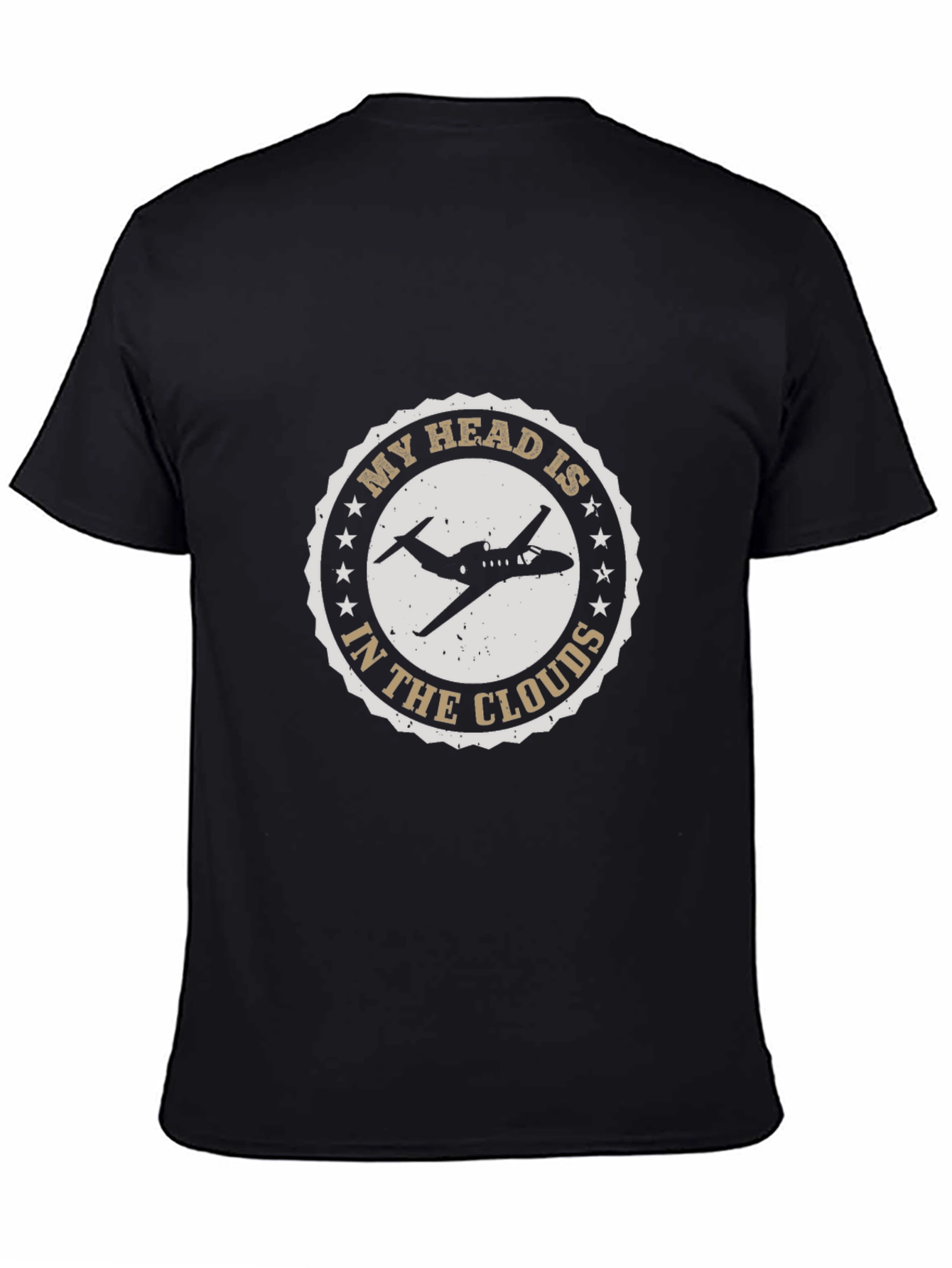 My Head Is In The Clouds Airplane T-Shirt