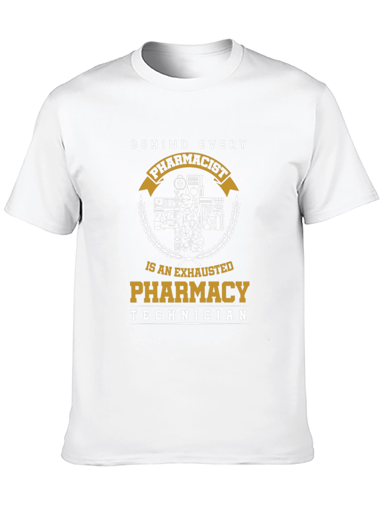 Pharmacist Technician T-Shirt: Exhausted Pharmacy Life