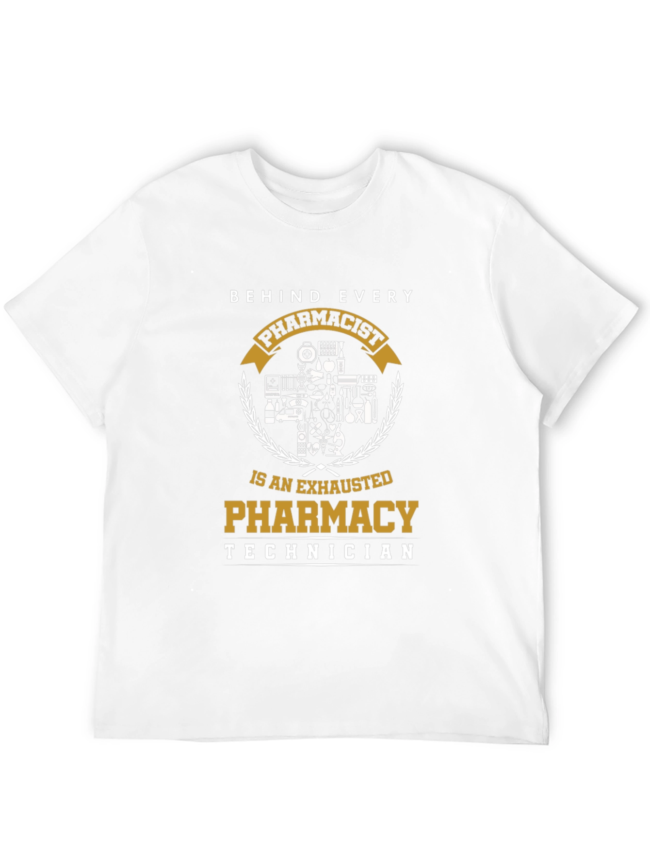 Pharmacist Technician T-Shirt: Exhausted Pharmacy Life