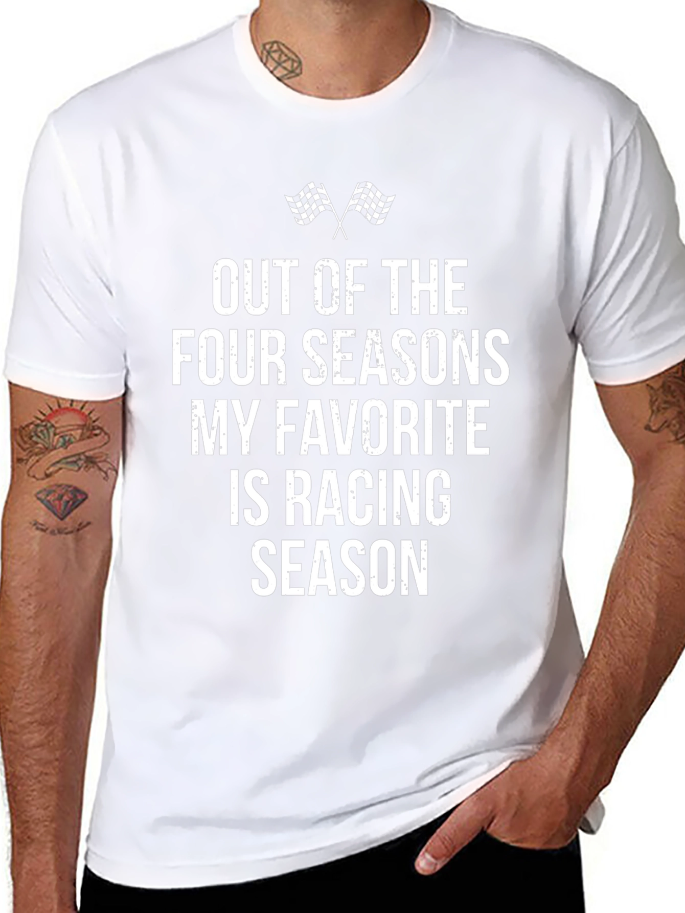 Racing Season T-Shirt: Four Seasons Favorite Tee