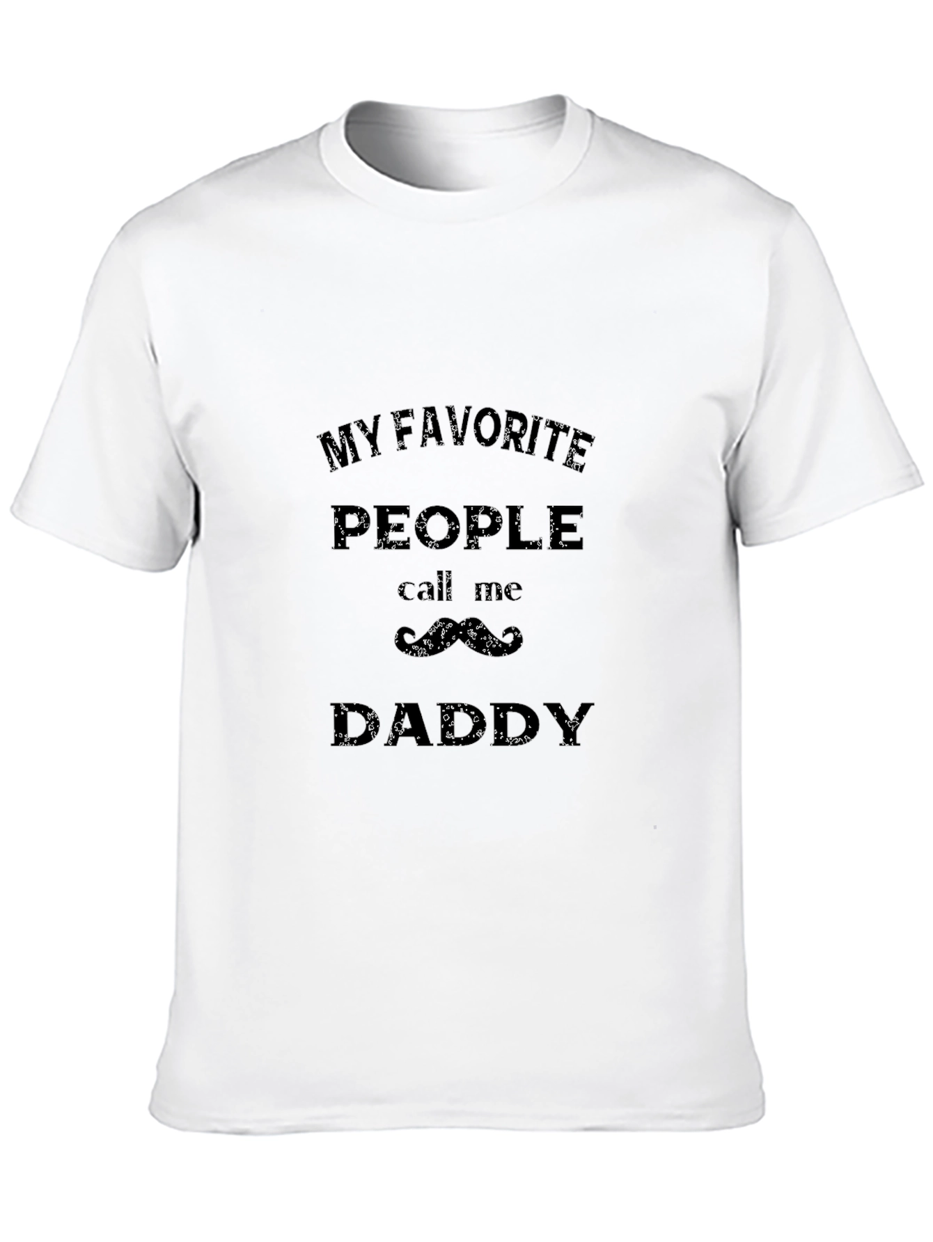 My Favorite People Call Me Daddy Black Tee