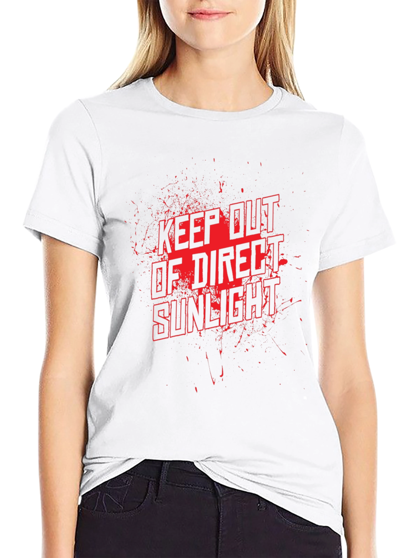 Keep Out of Direct Sunlight Graphic T-Shirt