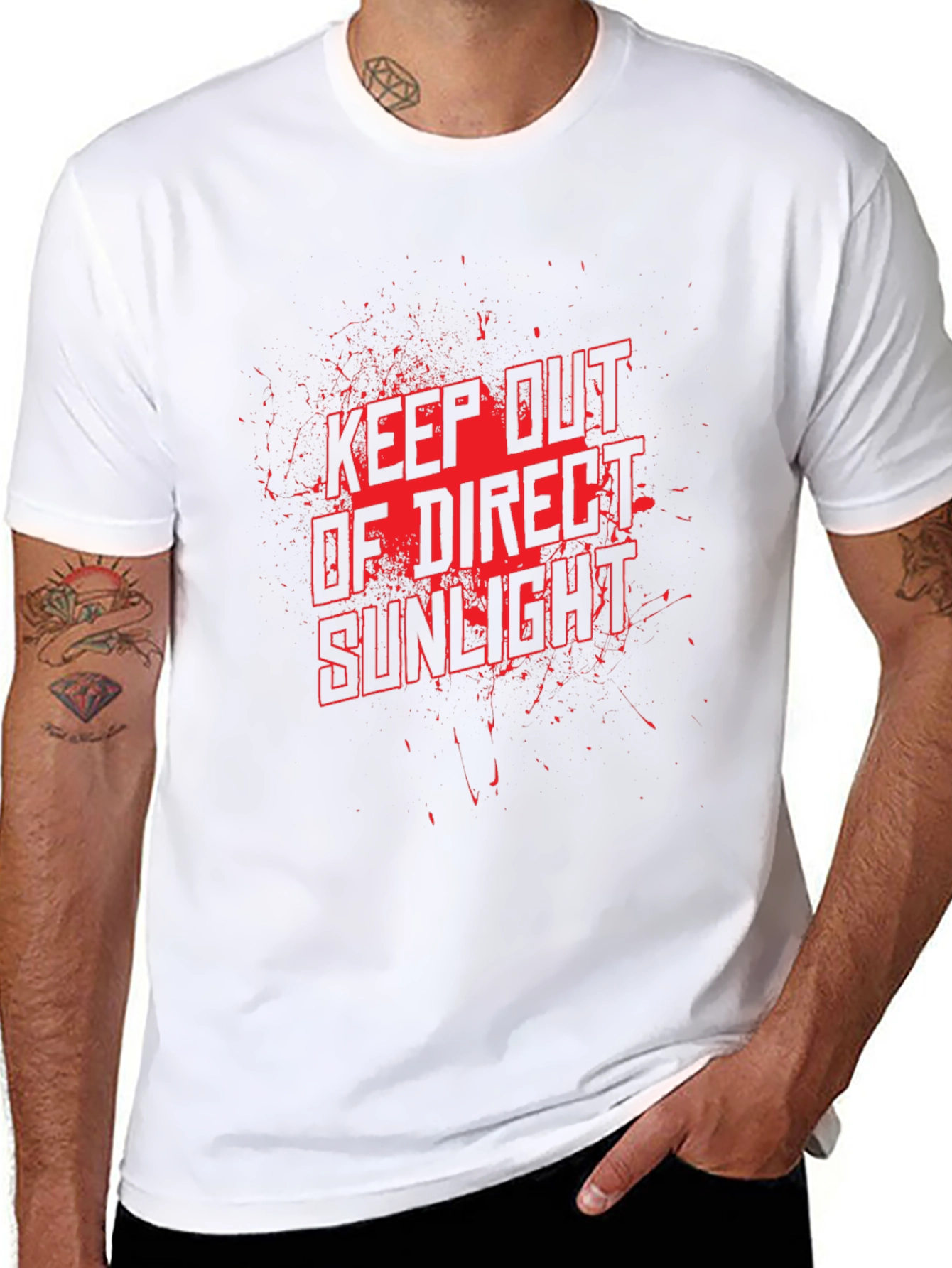 Keep Out of Direct Sunlight Graphic T-Shirt