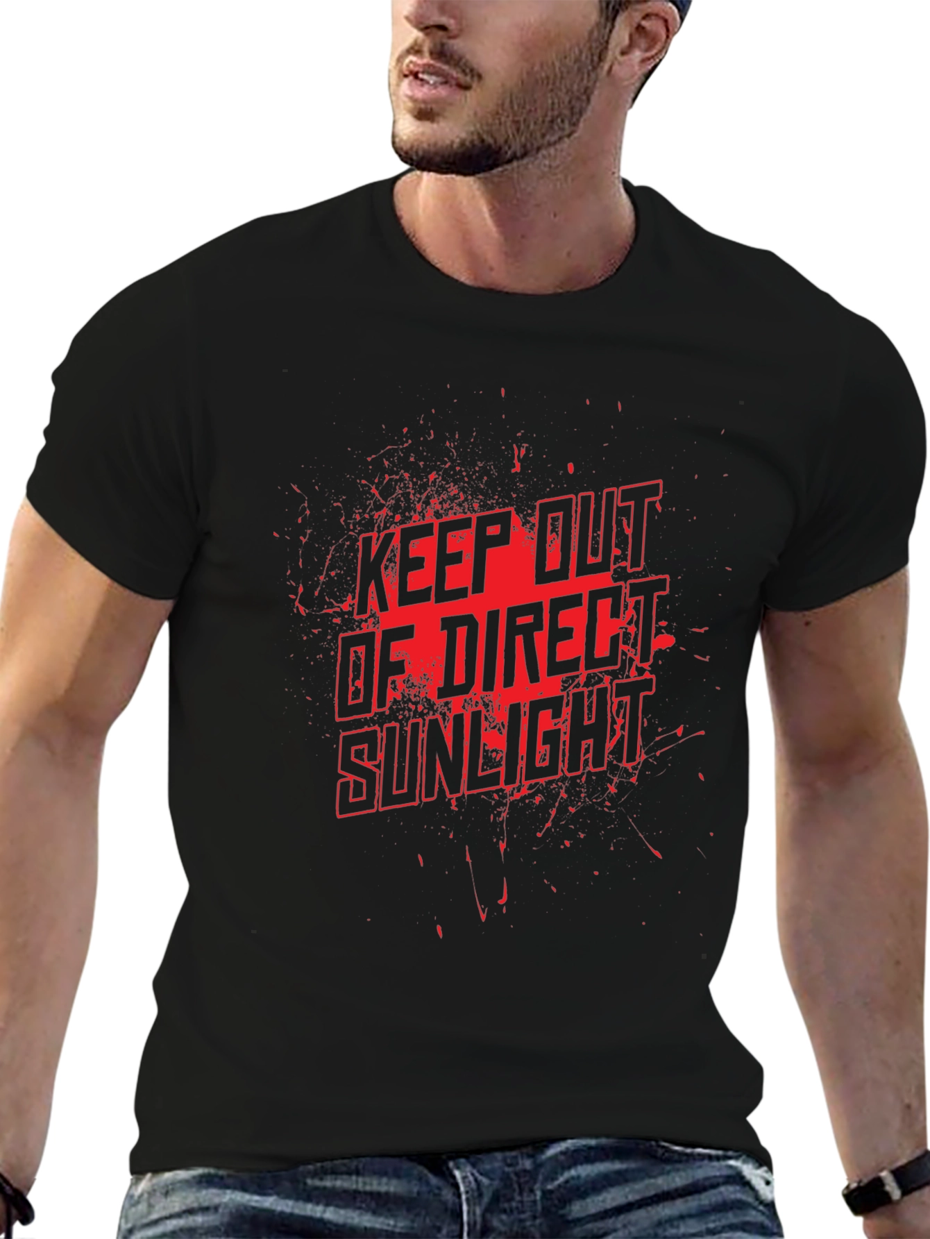 Keep Out of Direct Sunlight Graphic T-Shirt