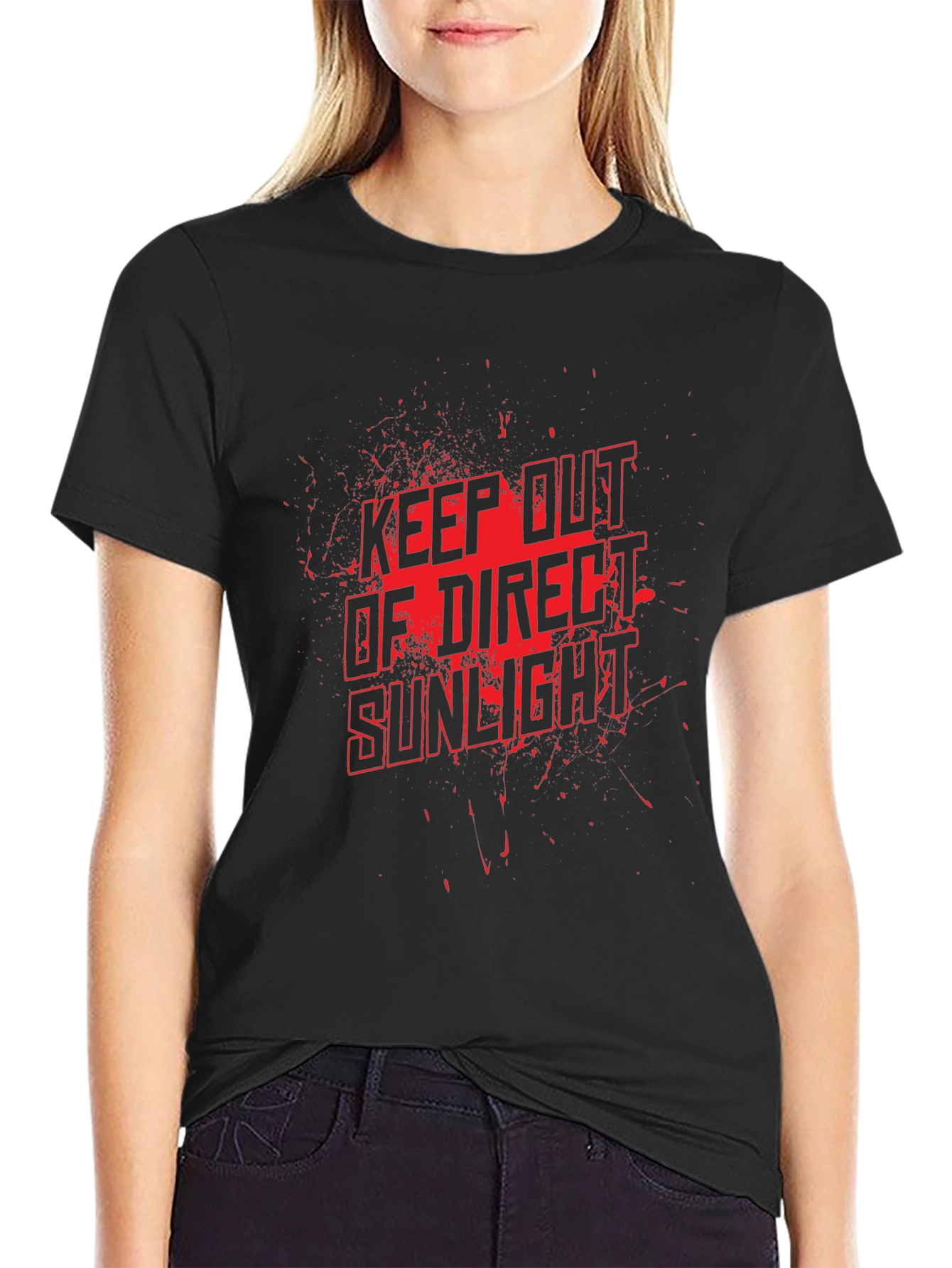 Keep Out of Direct Sunlight Graphic T-Shirt