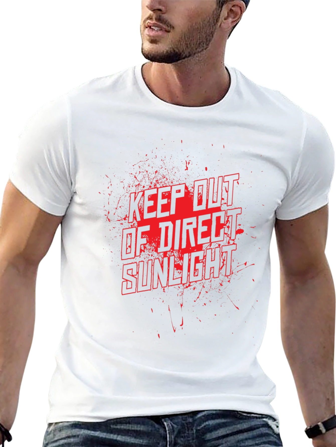 Keep Out of Direct Sunlight Graphic T-Shirt