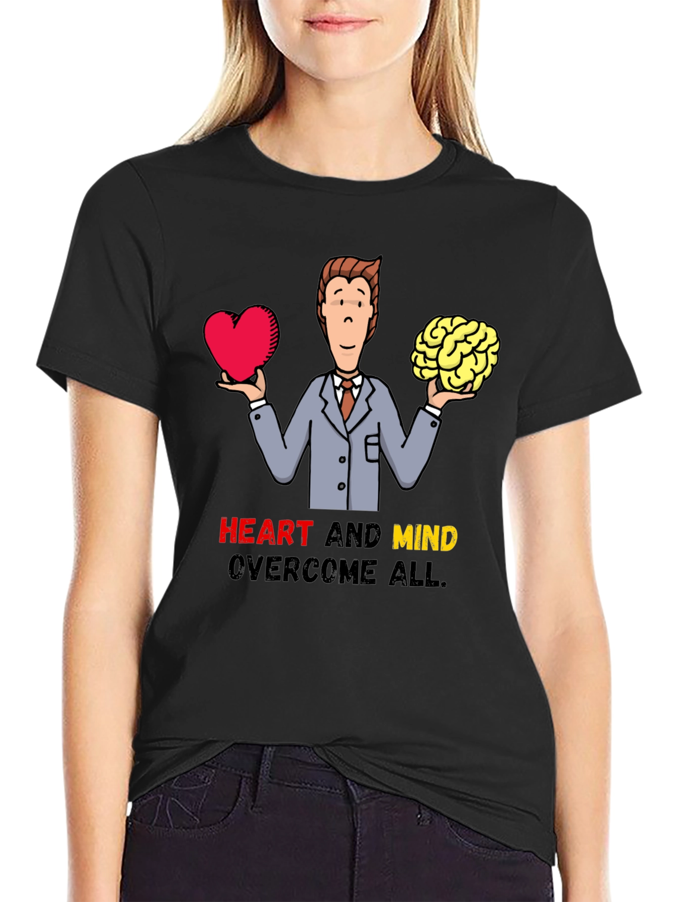 Heart and Mind Overcome All T-Shirt