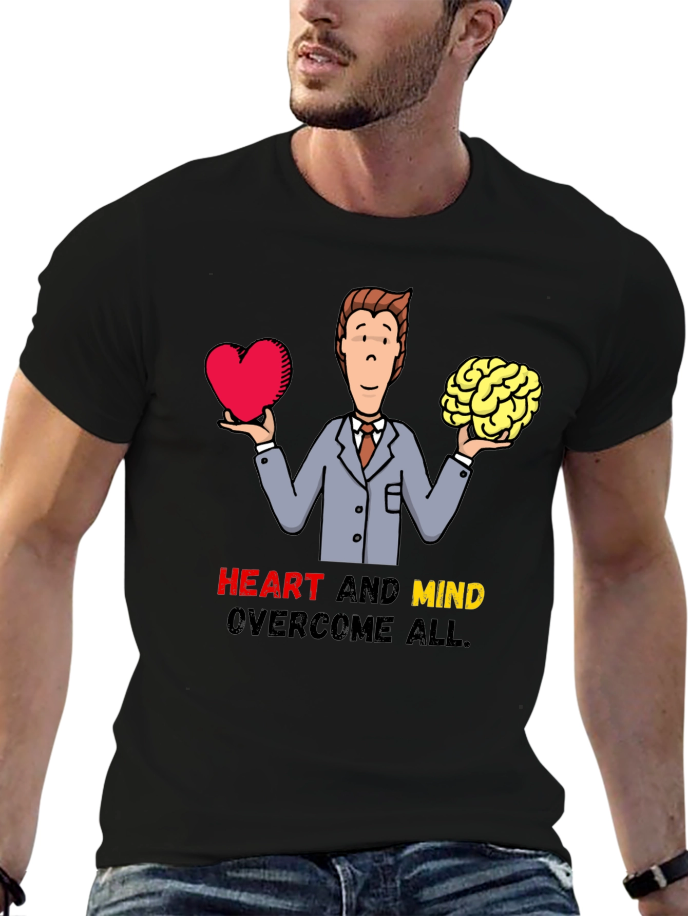 Heart and Mind Overcome All T-Shirt