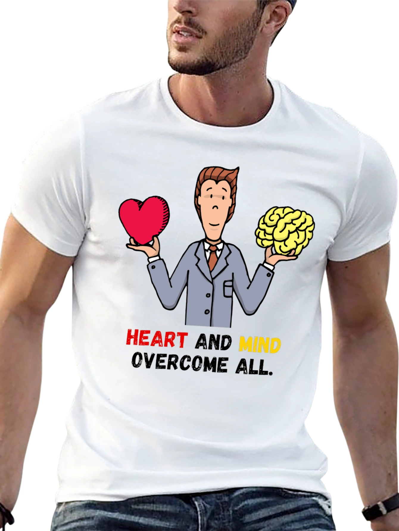Heart and Mind Overcome All T-Shirt
