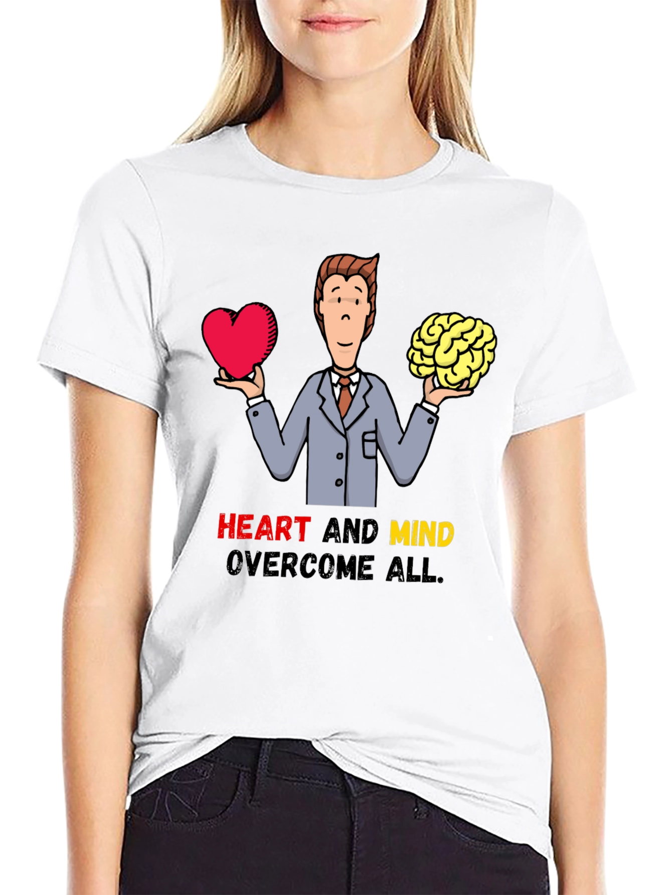 Heart and Mind Overcome All T-Shirt