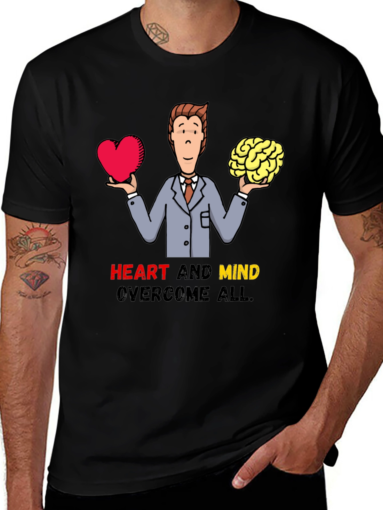 Heart and Mind Overcome All T-Shirt