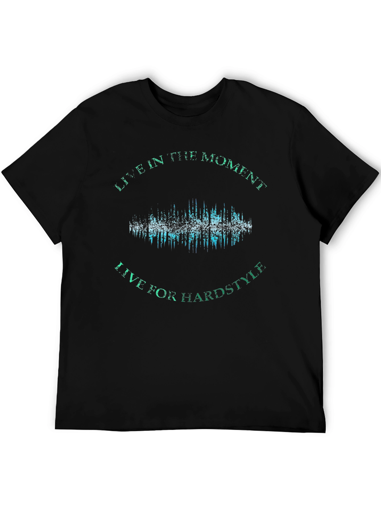 Live In The Moment Black Graphic Tee