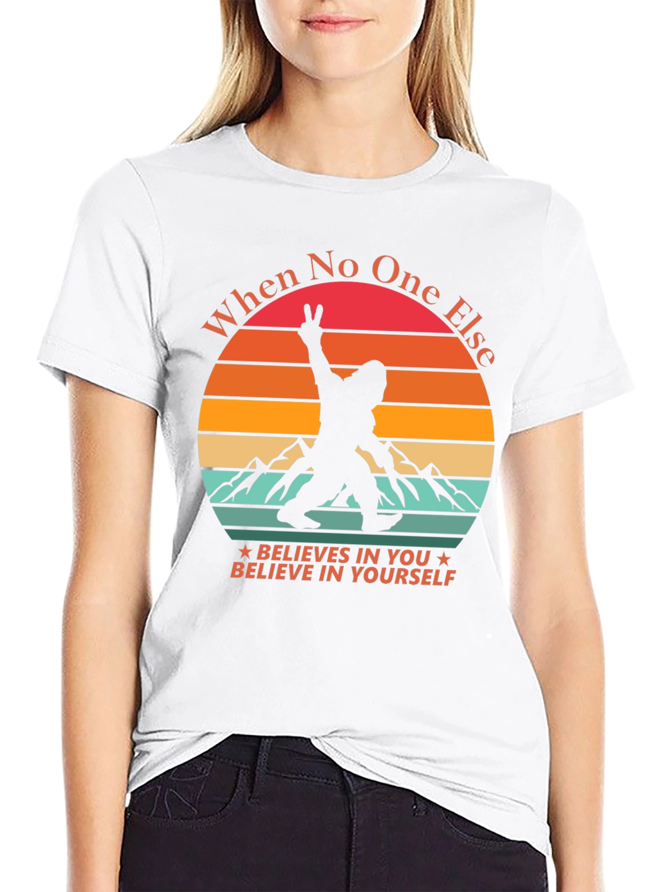 Believe In Yourself Bigfoot T-Shirt