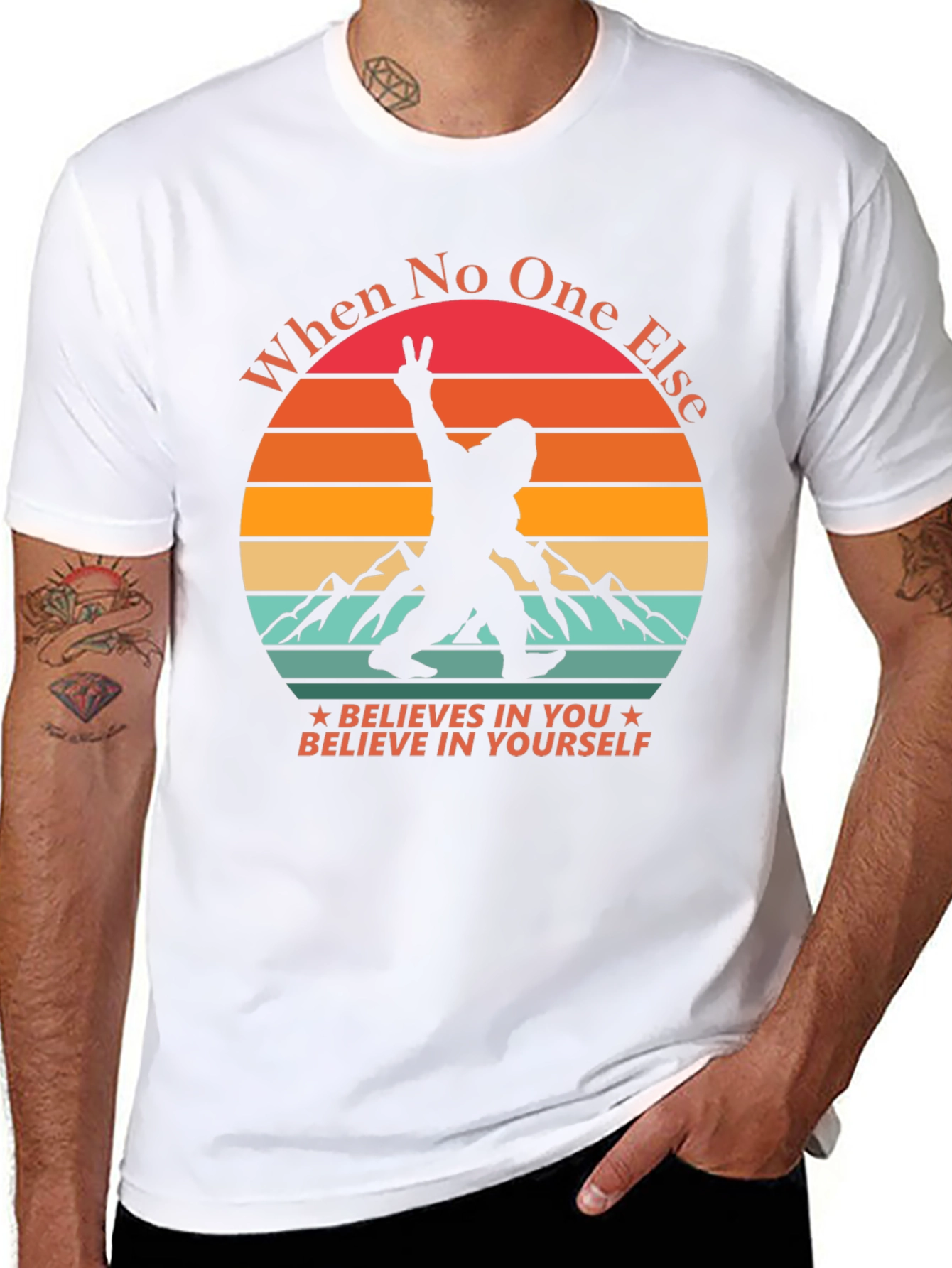 Believe In Yourself Bigfoot T-Shirt
