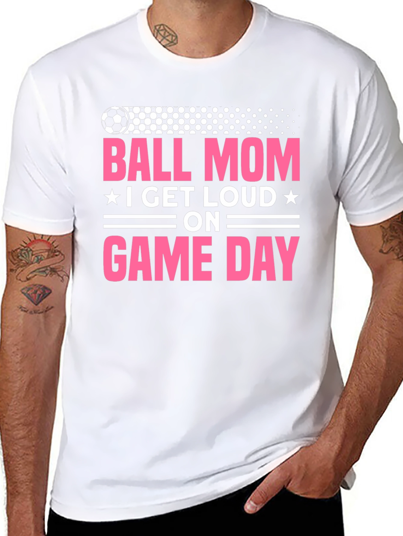 Ball Mom T-Shirt - Game Day Loud