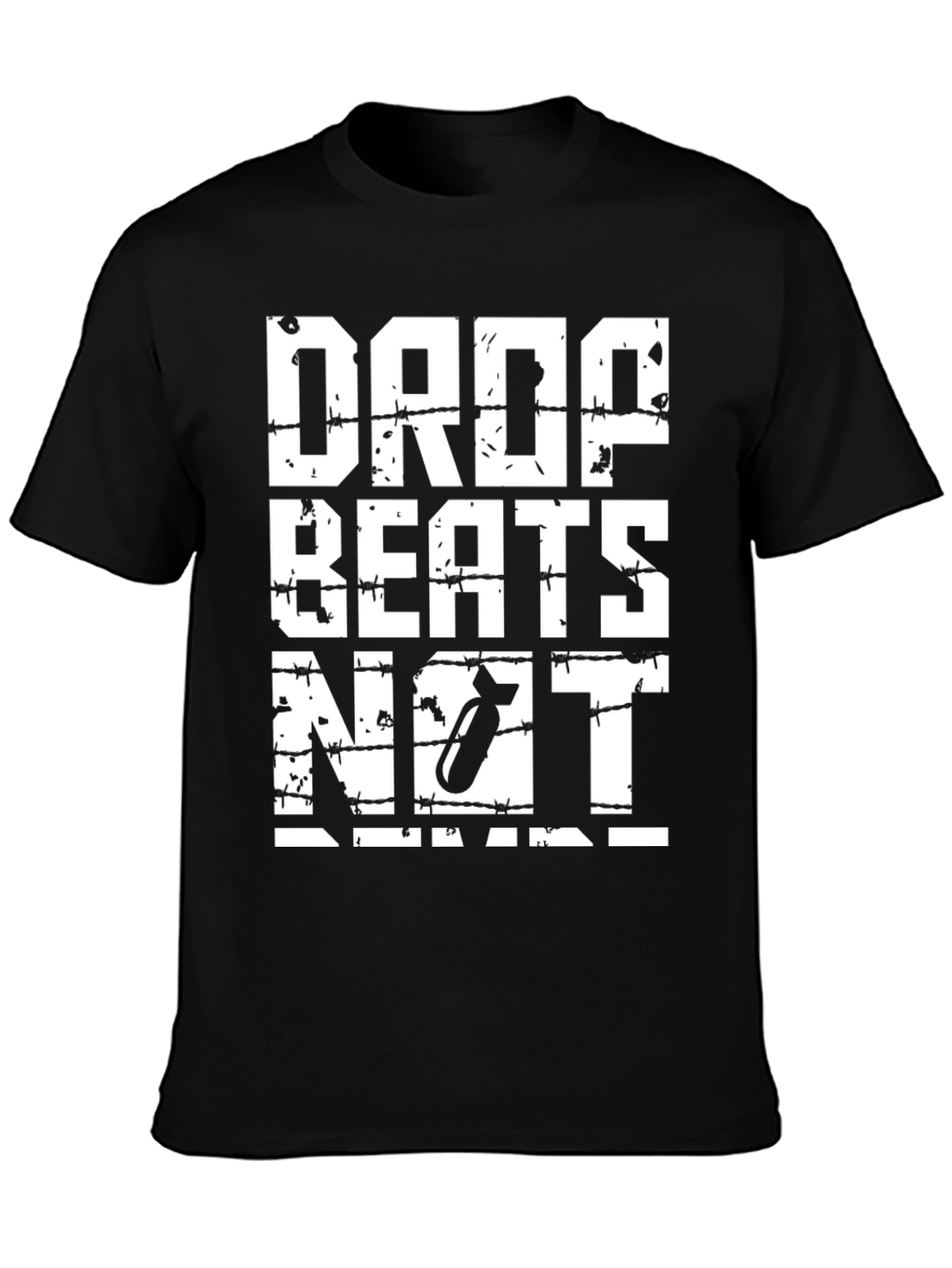 Drop Beats Not Bombs Graphic T-Shirt
