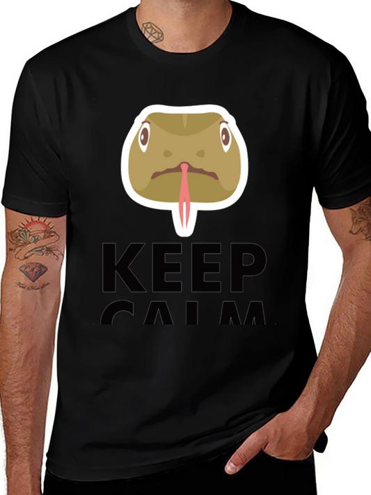 Keep Calm Snake Tongue T-Shirt