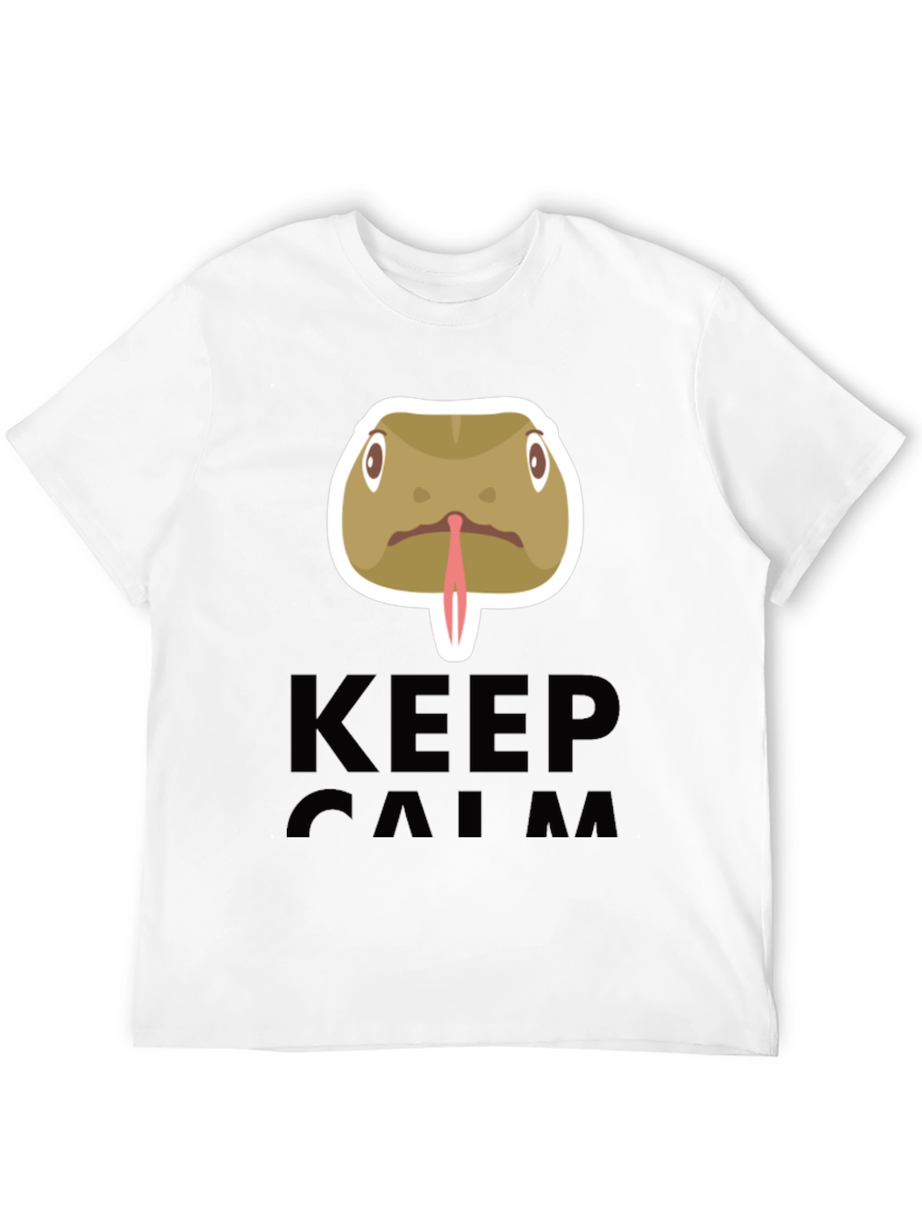 Keep Calm Snake Tongue T-Shirt