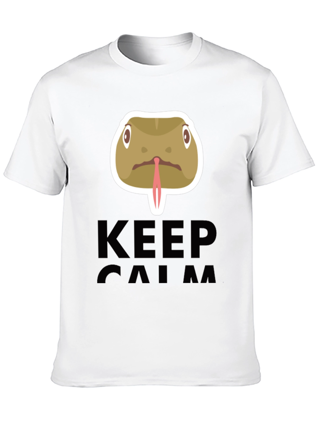 Keep Calm Snake Tongue T-Shirt