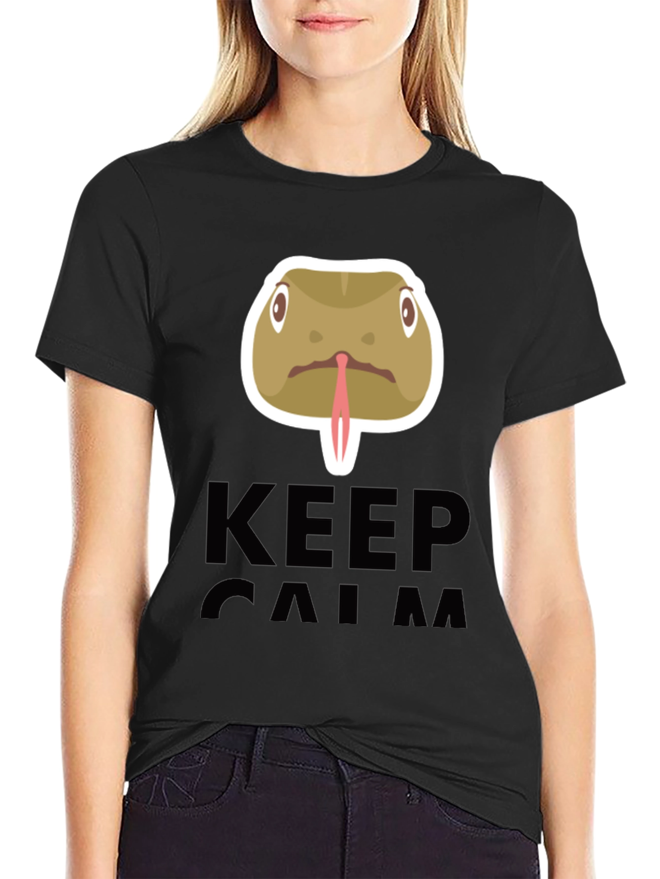 Keep Calm Snake Tongue T-Shirt