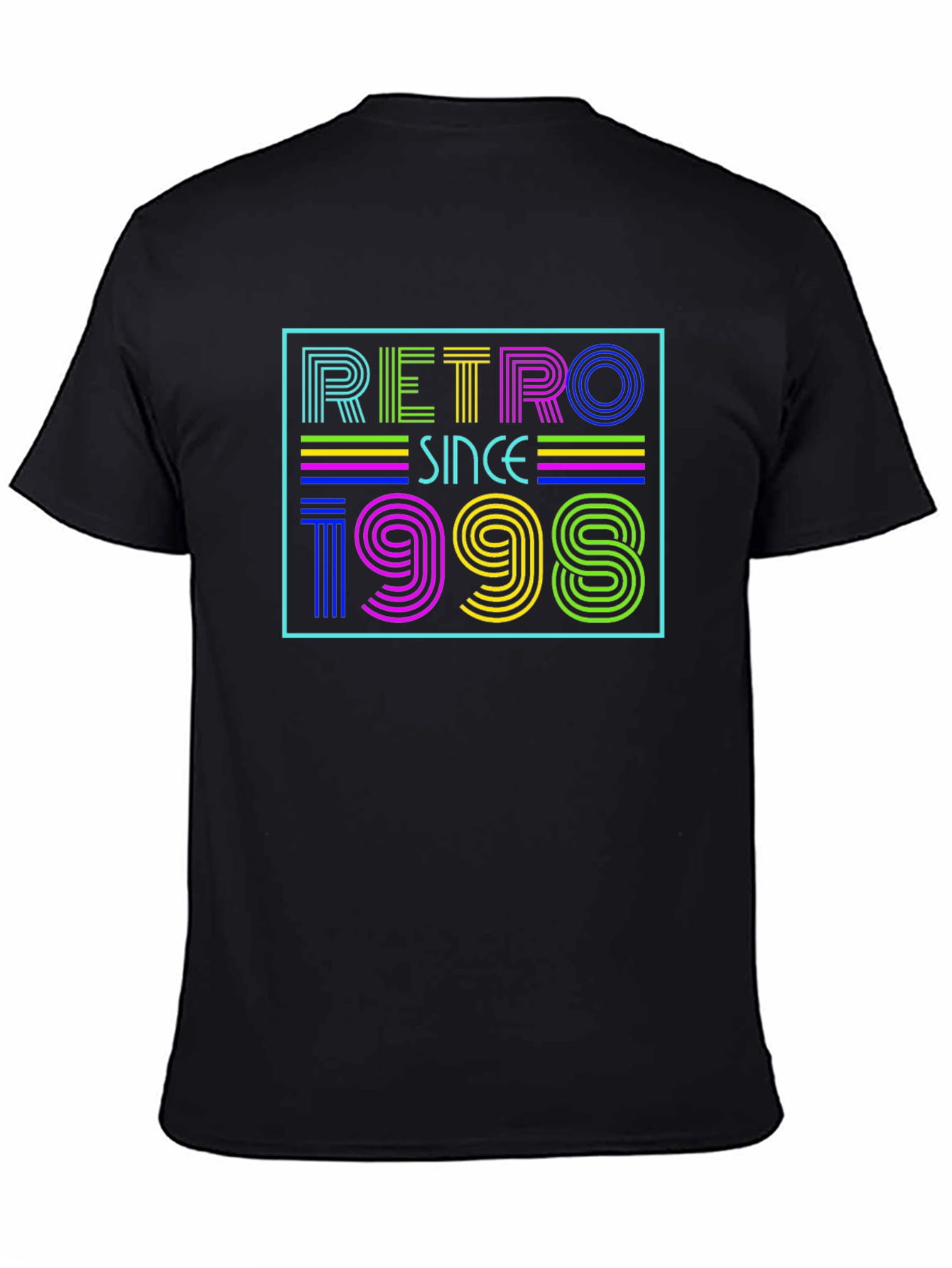 Retro Since 1998 Graphic Tee - Black