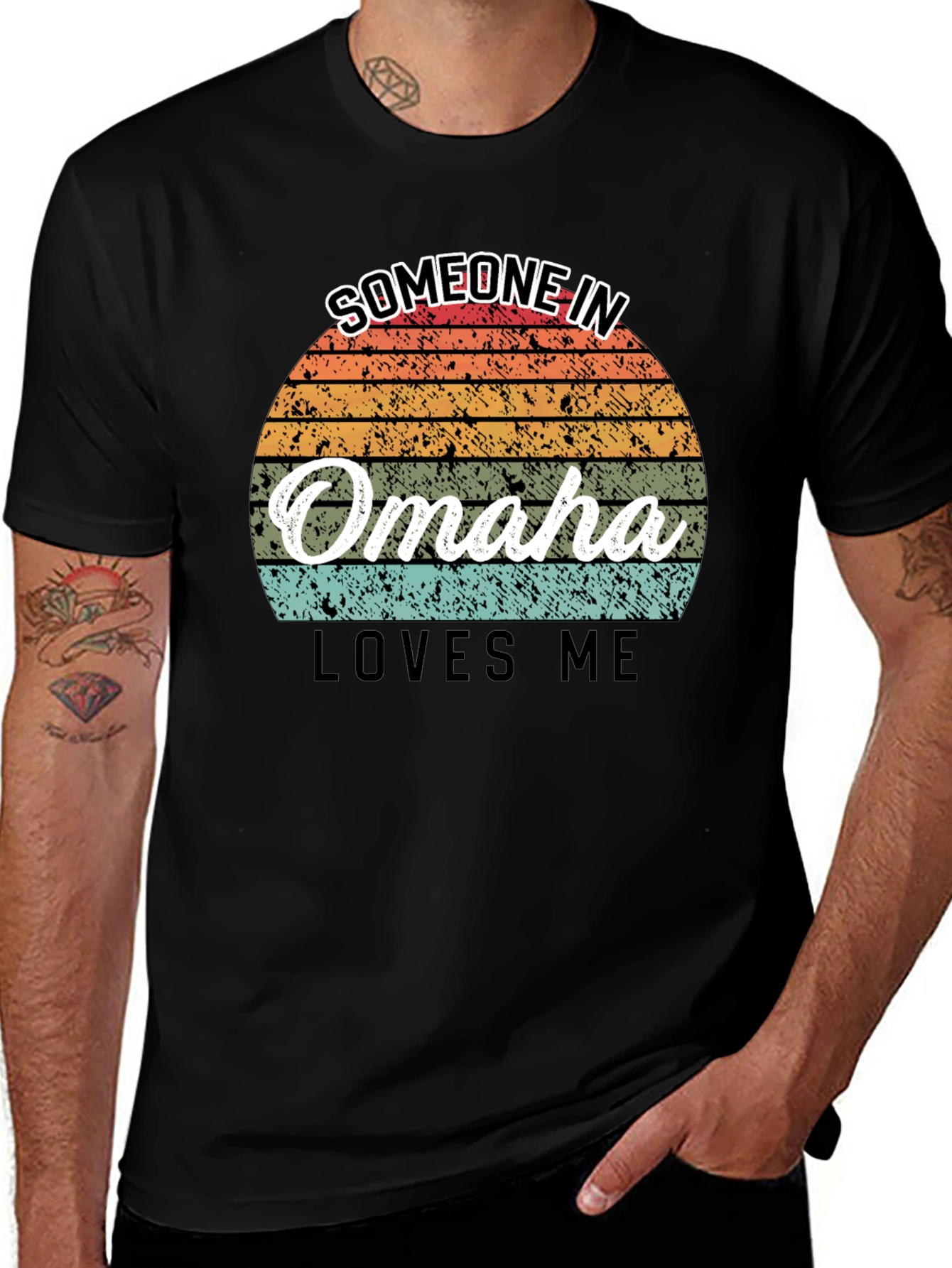 Someone in Omaha Loves Me Graphic Tee