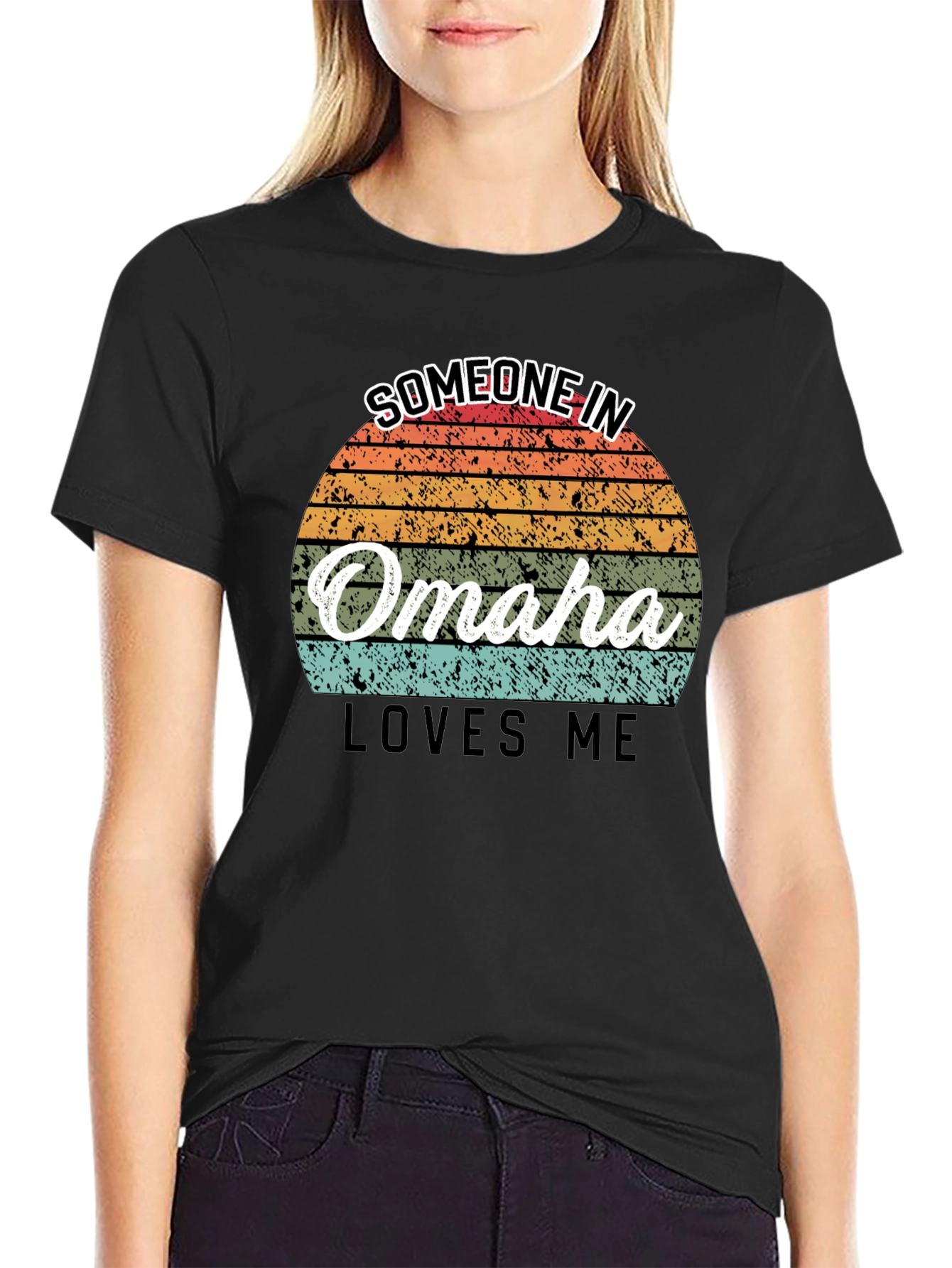 Someone in Omaha Loves Me Graphic Tee
