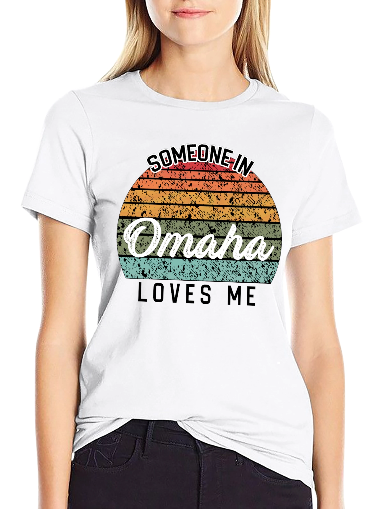 Someone in Omaha Loves Me Graphic Tee