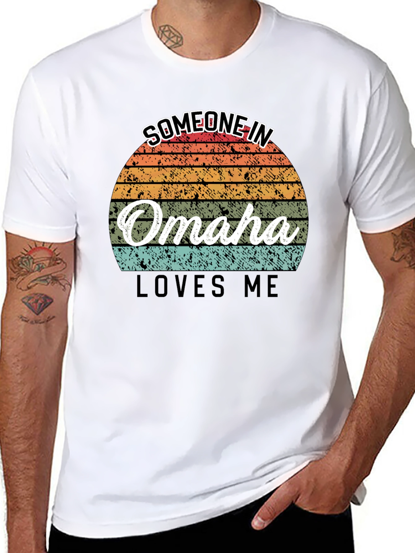 Someone in Omaha Loves Me Graphic Tee