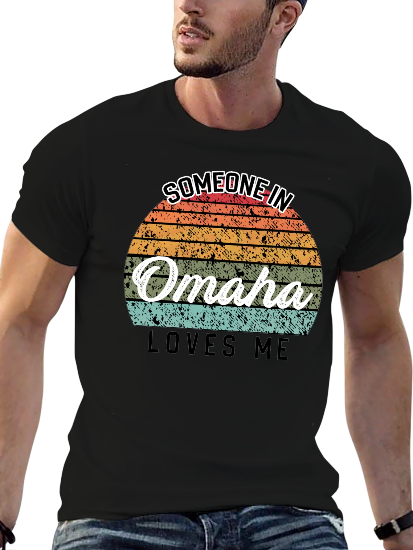 Someone in Omaha Loves Me Graphic Tee