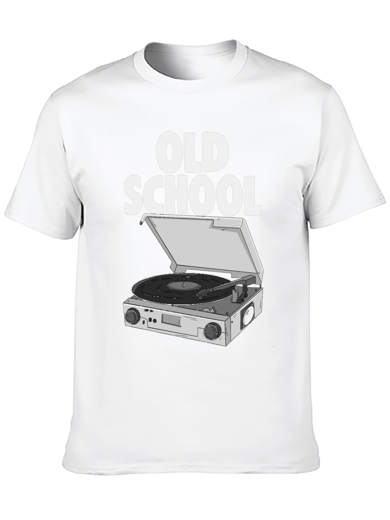 Old School Turntable T-Shirt - Retro Music Tee