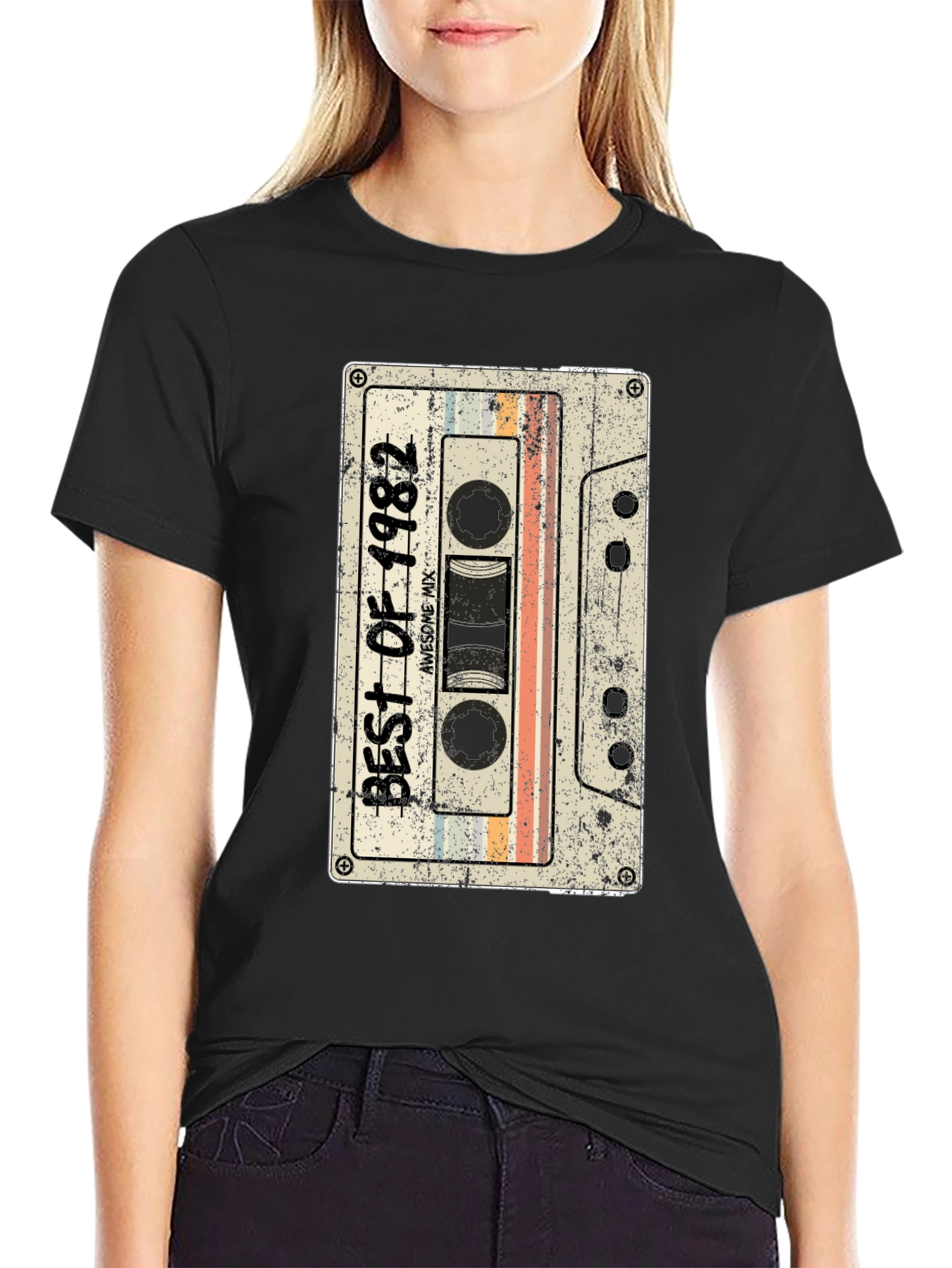 Retro Best of 1982 Cassette Graphic T-Shirt
