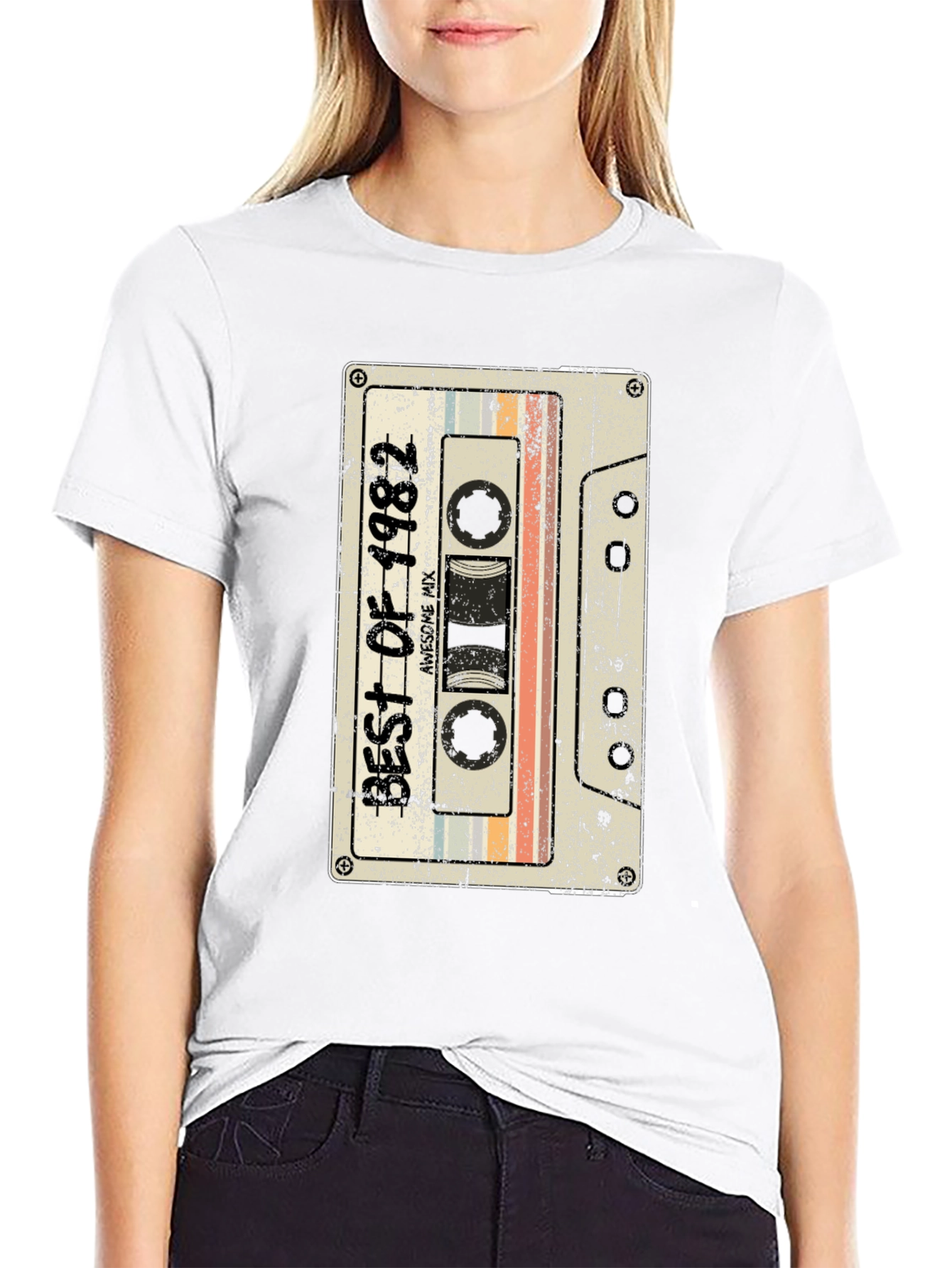 Retro Best of 1982 Cassette Graphic T-Shirt