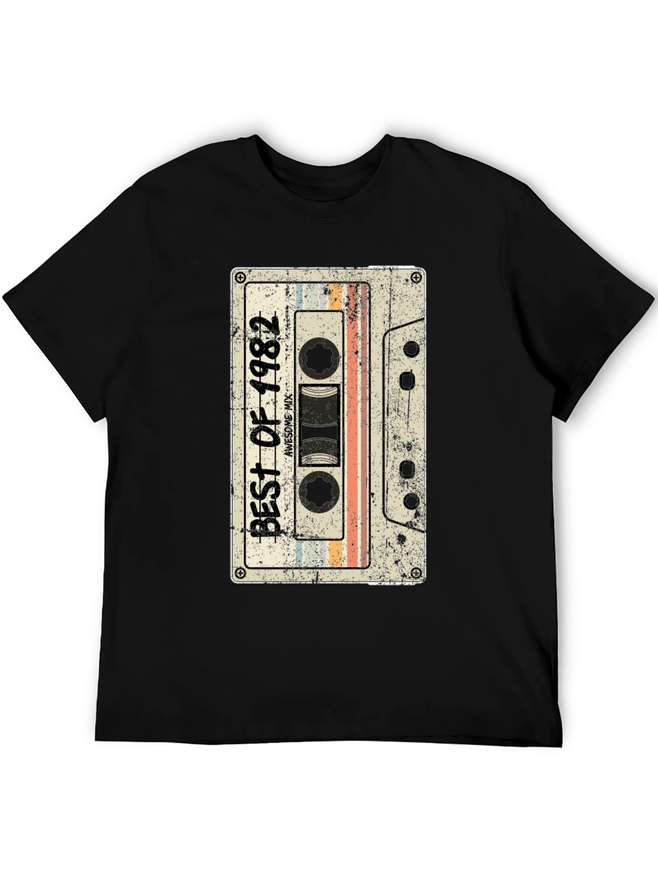 Retro Best of 1982 Cassette Graphic T-Shirt
