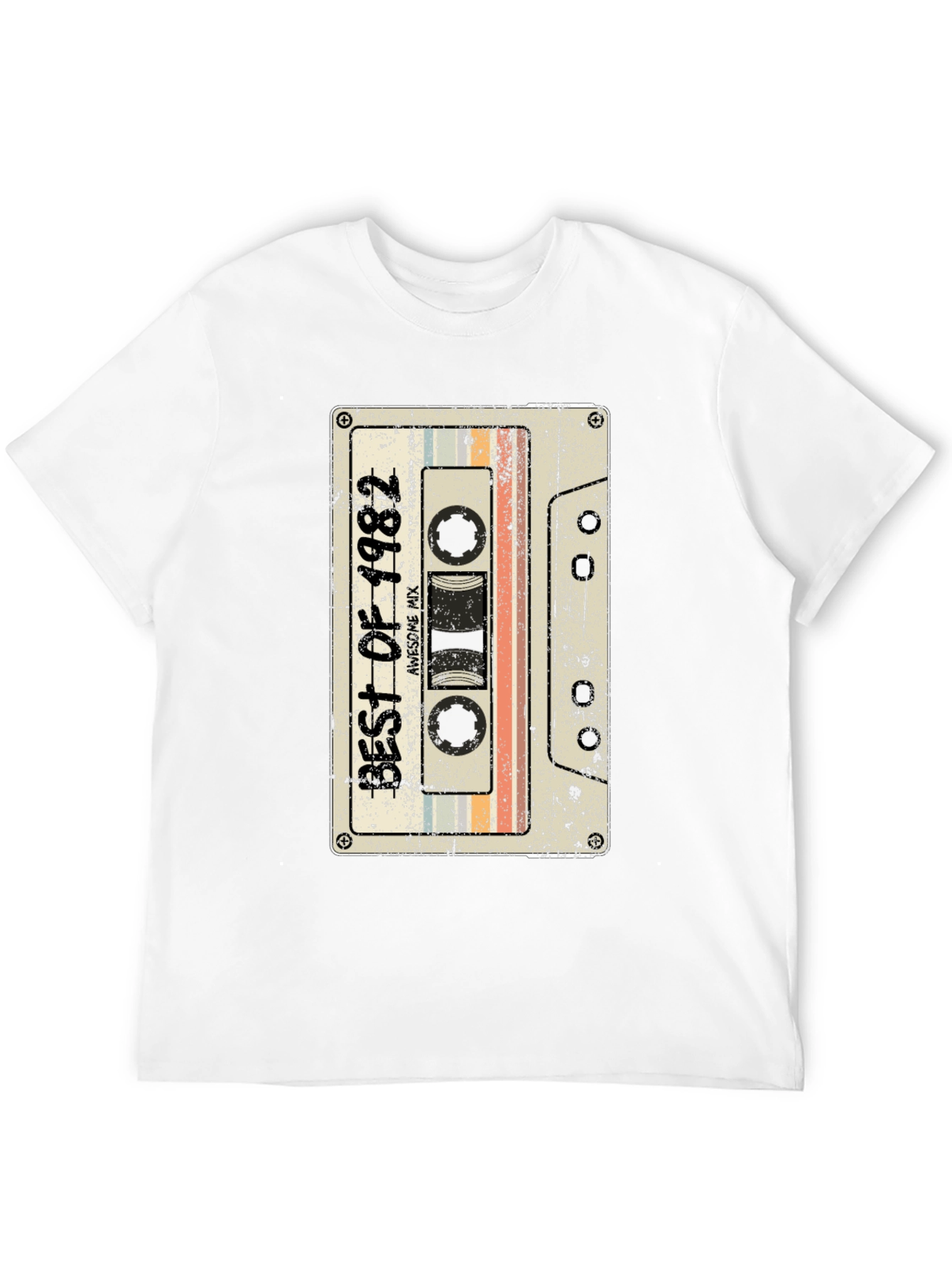Retro Best of 1982 Cassette Graphic T-Shirt