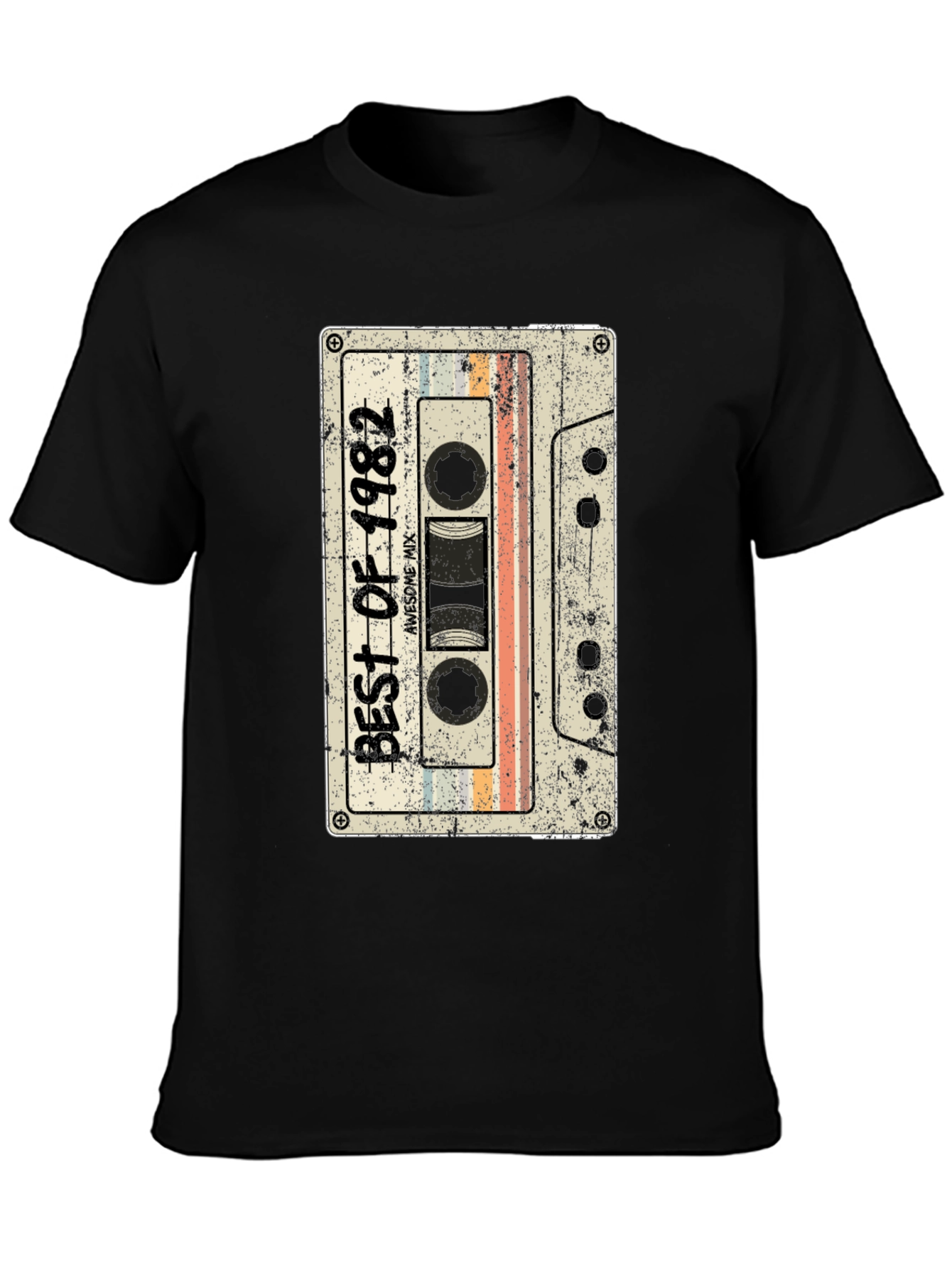 Retro Best of 1982 Cassette Graphic T-Shirt