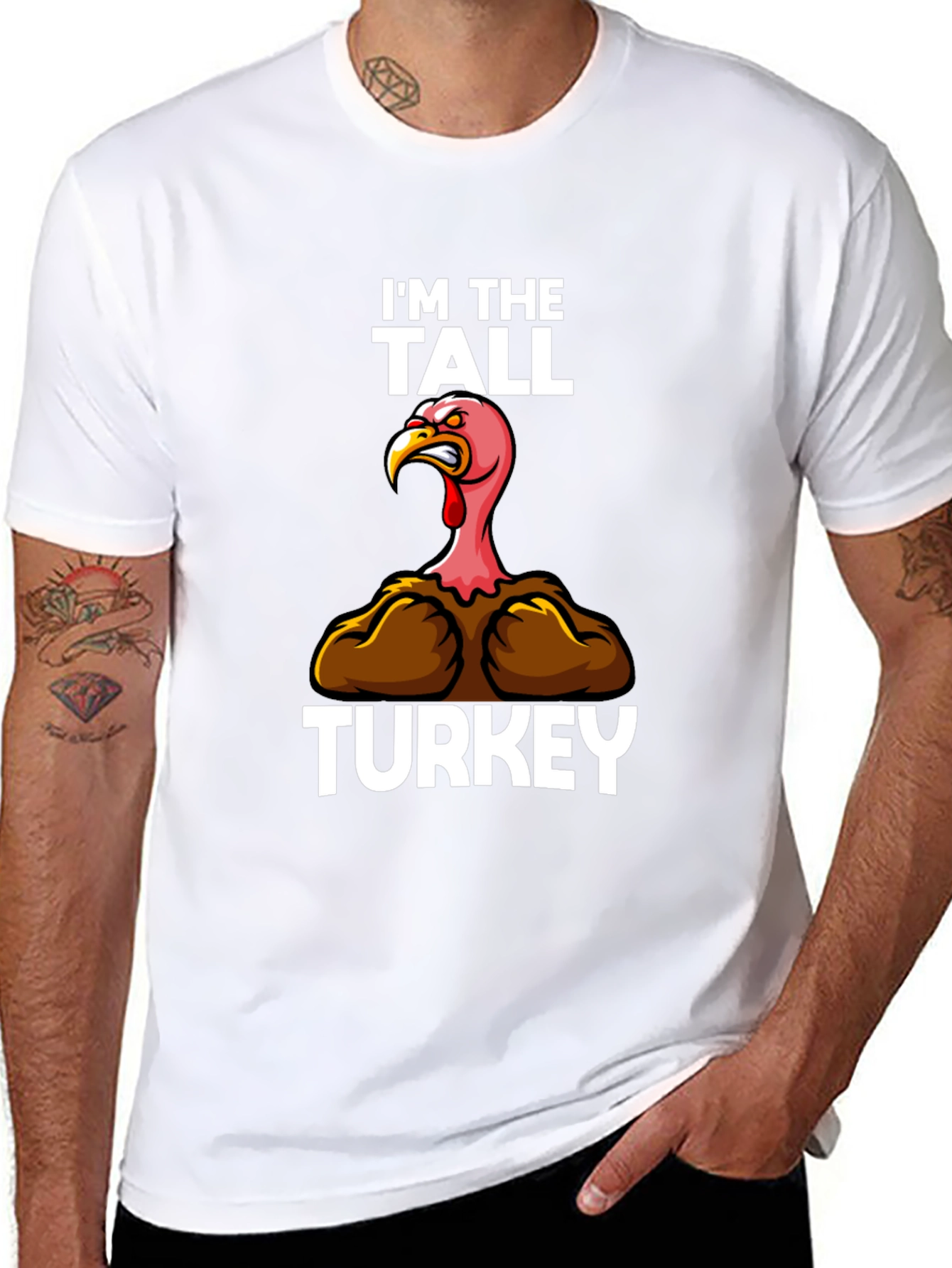 Im the Tall Turkey Funny Thanksgiving T-Shirt