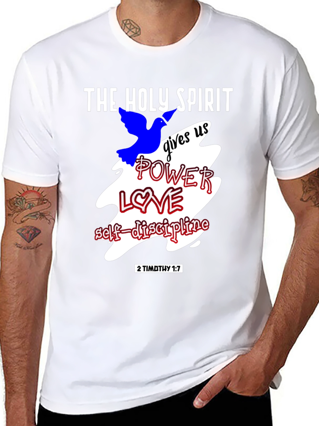 The Holy Spirit T-Shirt - Power Love Self-Discipline