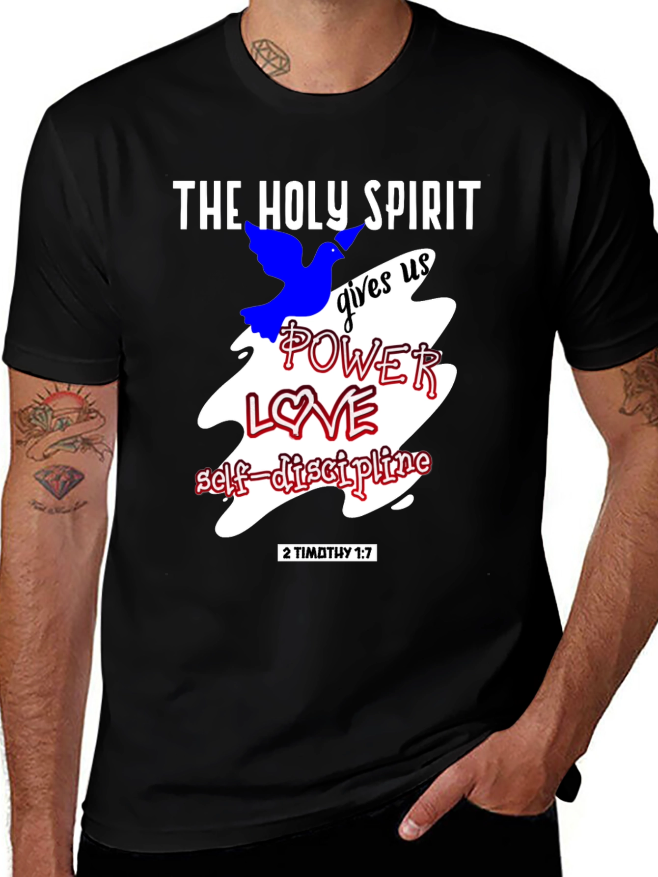 The Holy Spirit T-Shirt - Power Love Self-Discipline