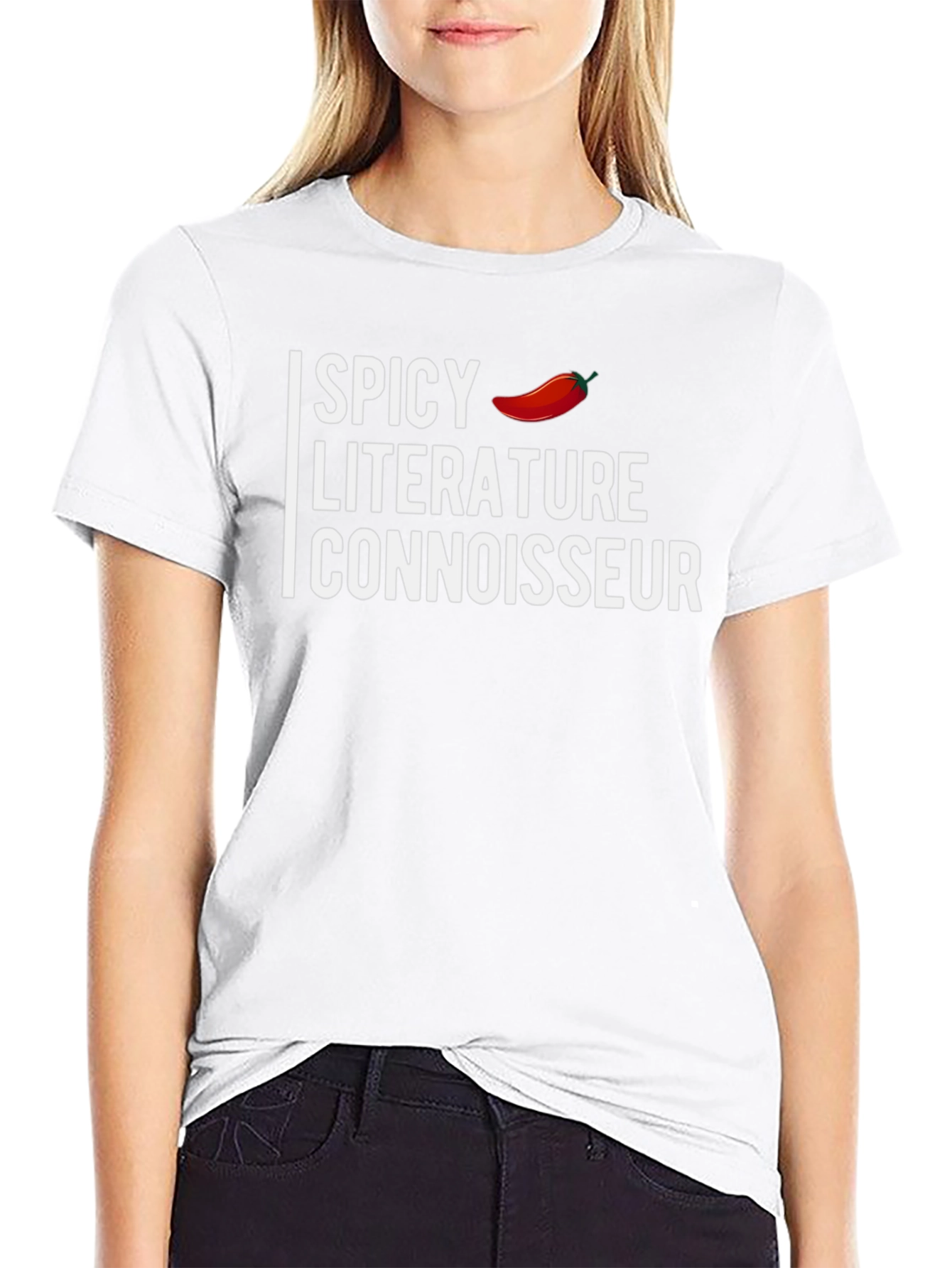 Spicy Literature Connoisseur Graphic T-Shirt