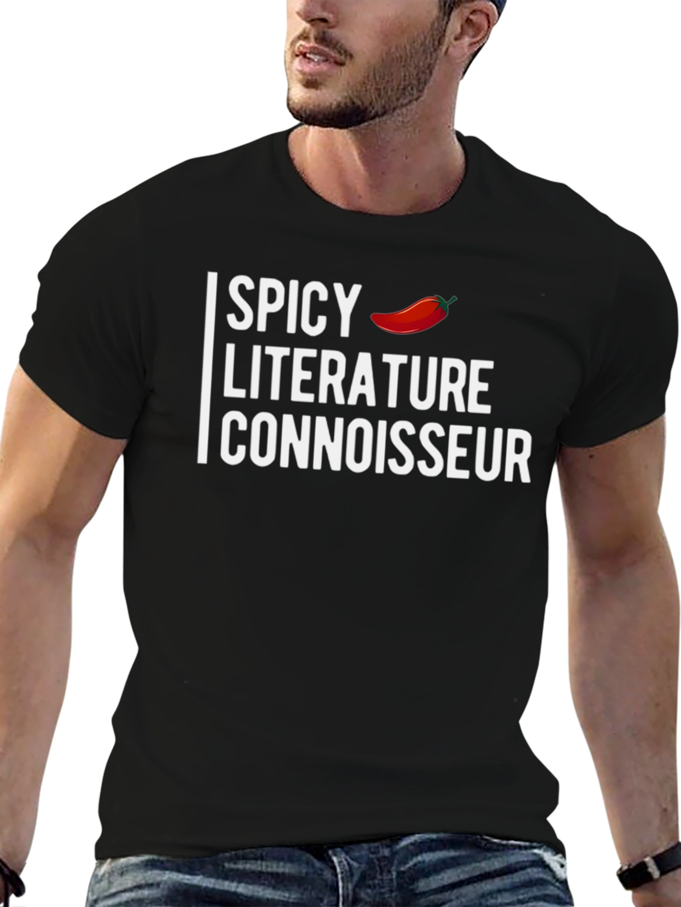 Spicy Literature Connoisseur Graphic T-Shirt
