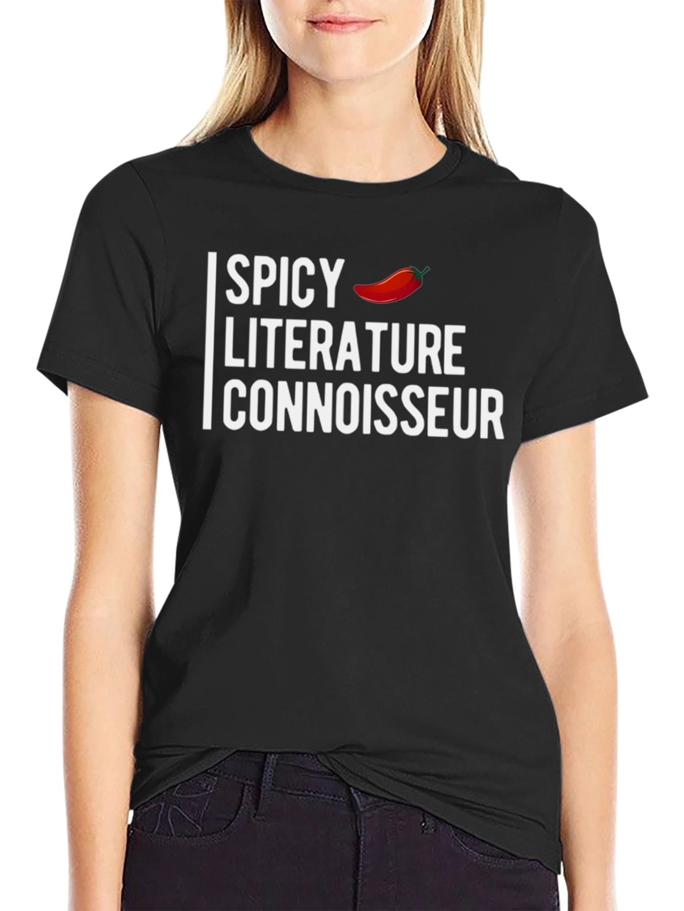 Spicy Literature Connoisseur Graphic T-Shirt