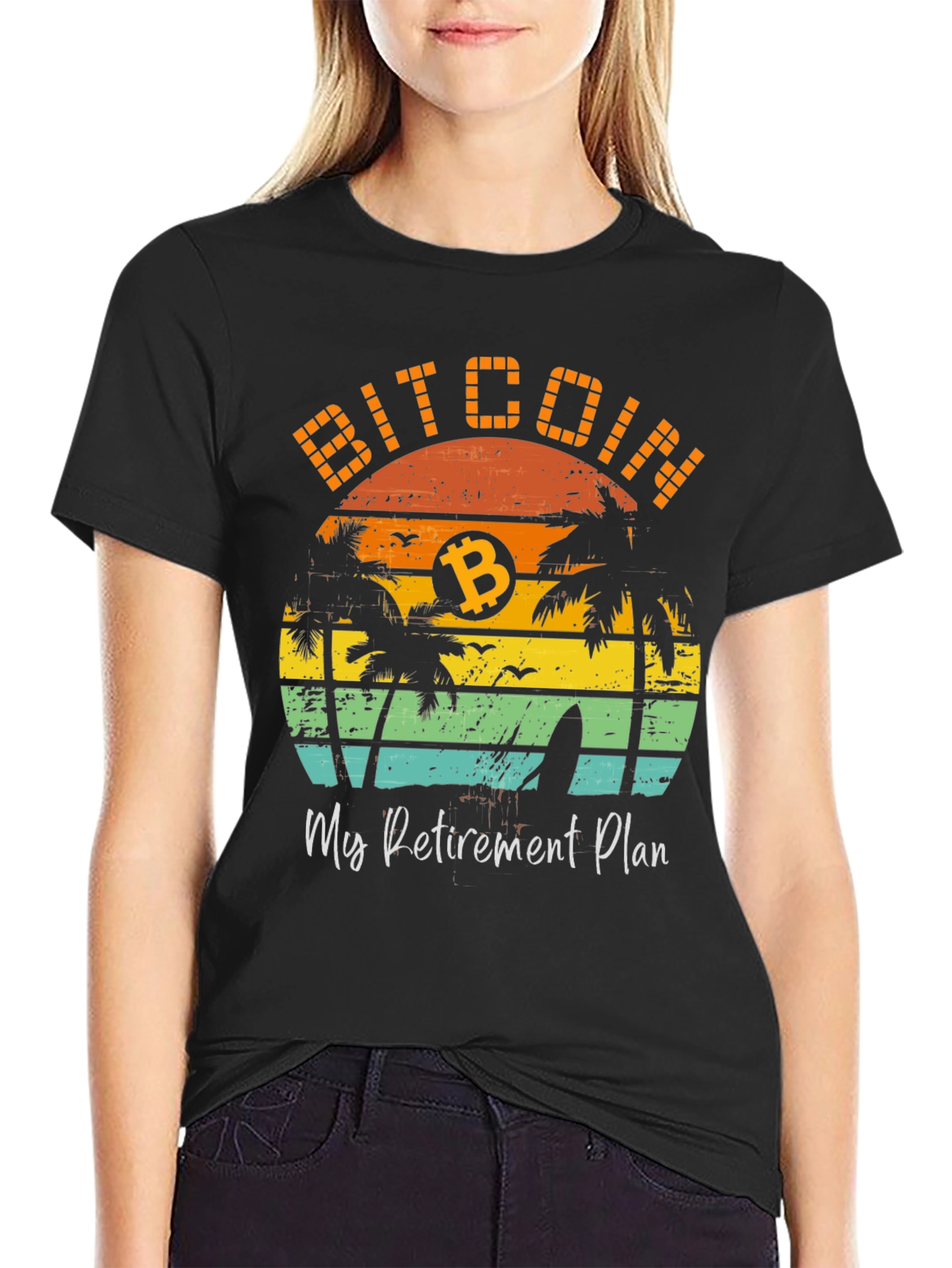 Bitcoin Retirement Plan Graphic Tee