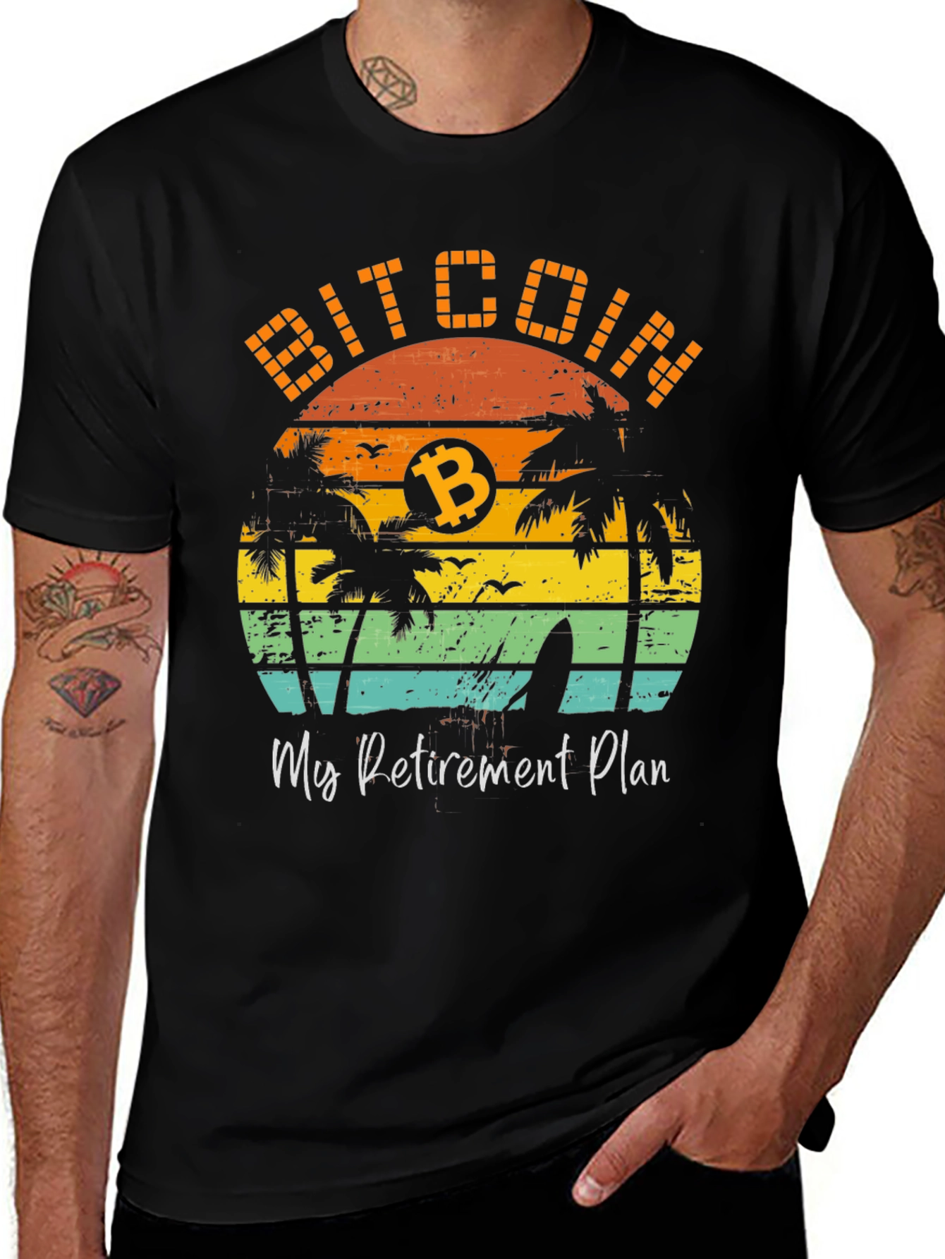 Bitcoin Retirement Plan Graphic Tee