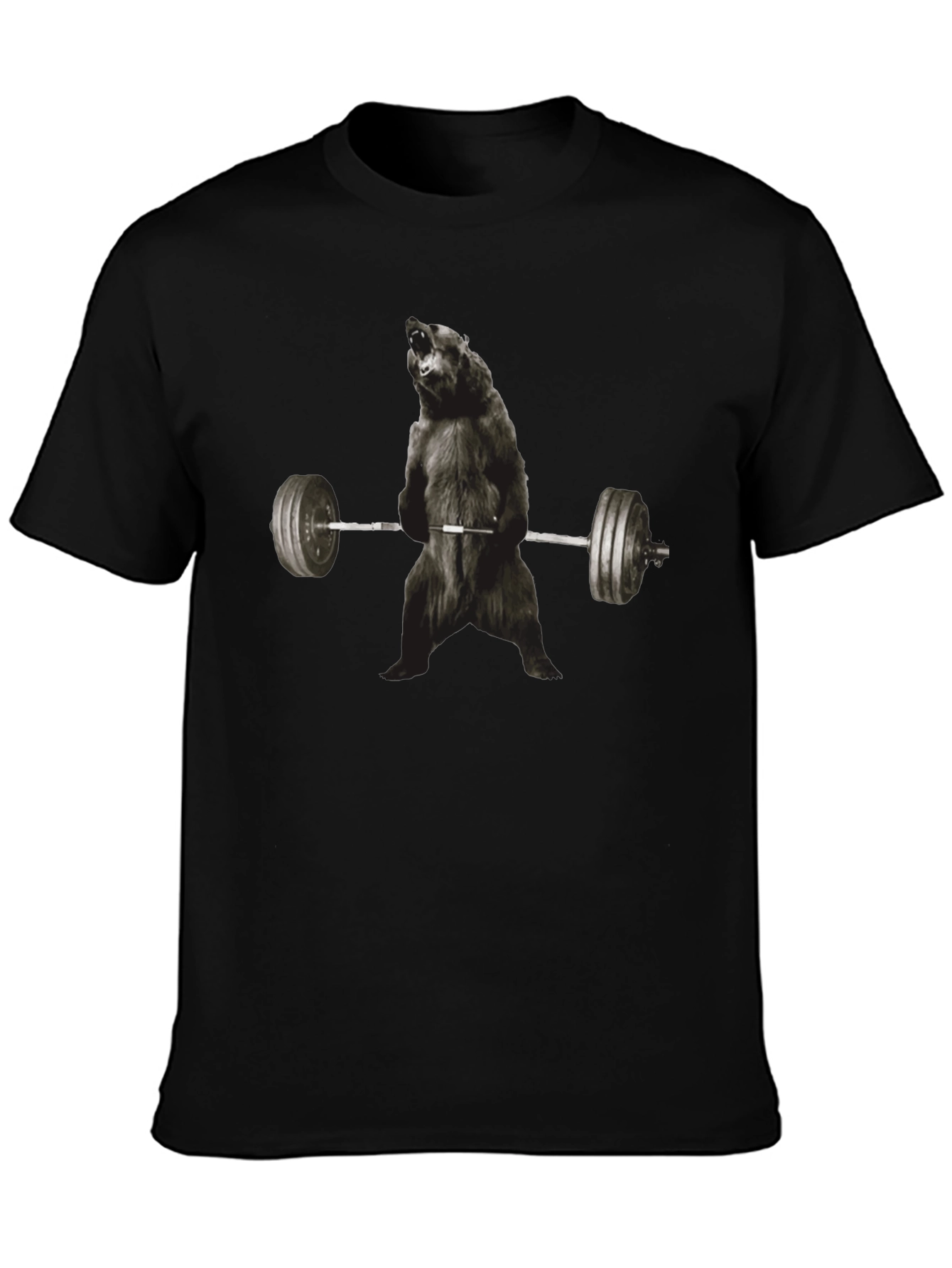 Bear Weightlifting T-Shirt - Gym Beast Mode