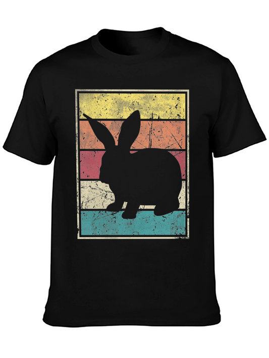 Retro Rabbit Tee - Vintage Style Bunny T-Shirt