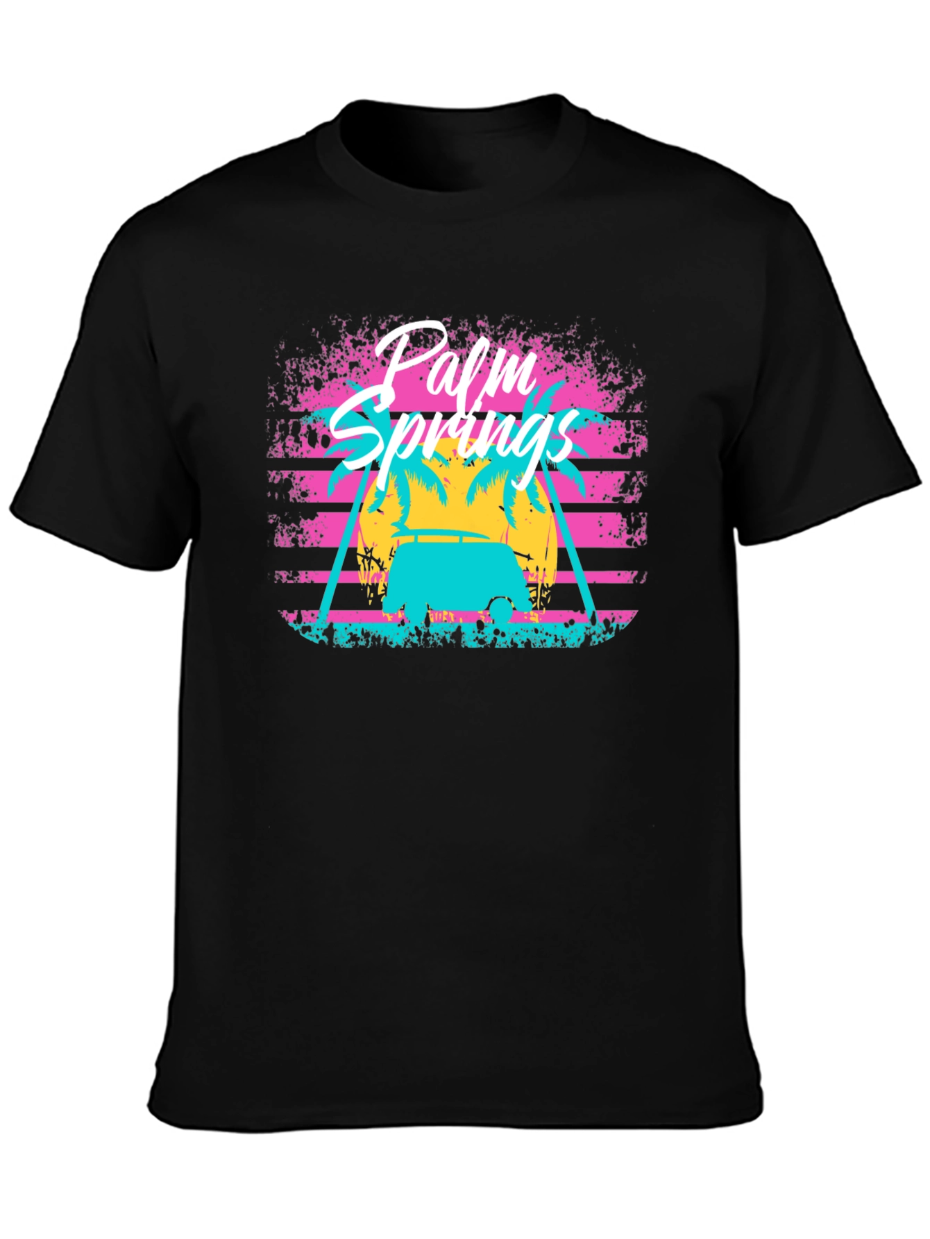 Palm Springs Retro Graphic Tee - Vacation Vibes