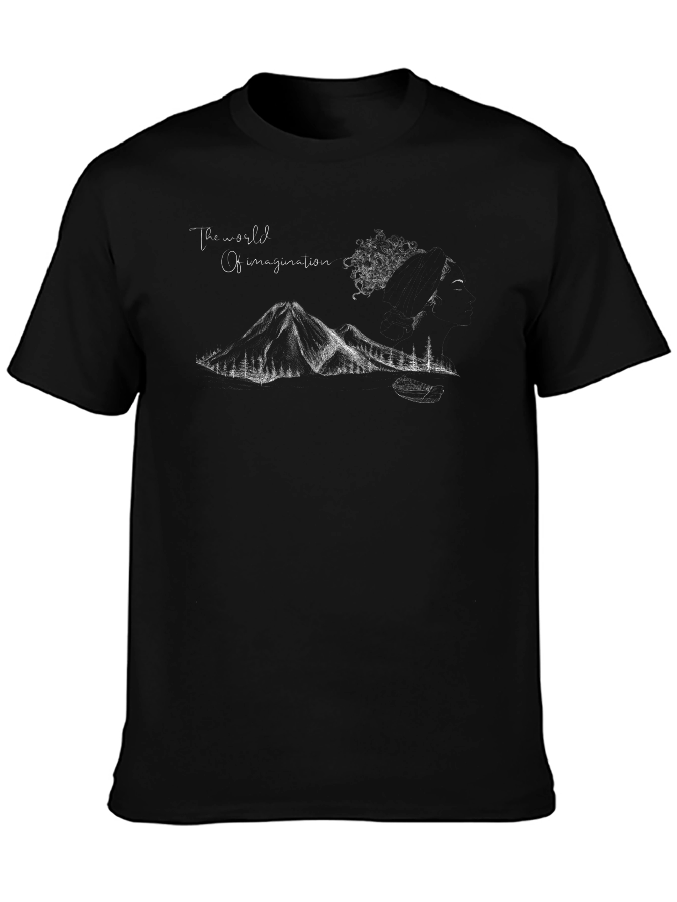 Imagination World Graphic Tee - Black