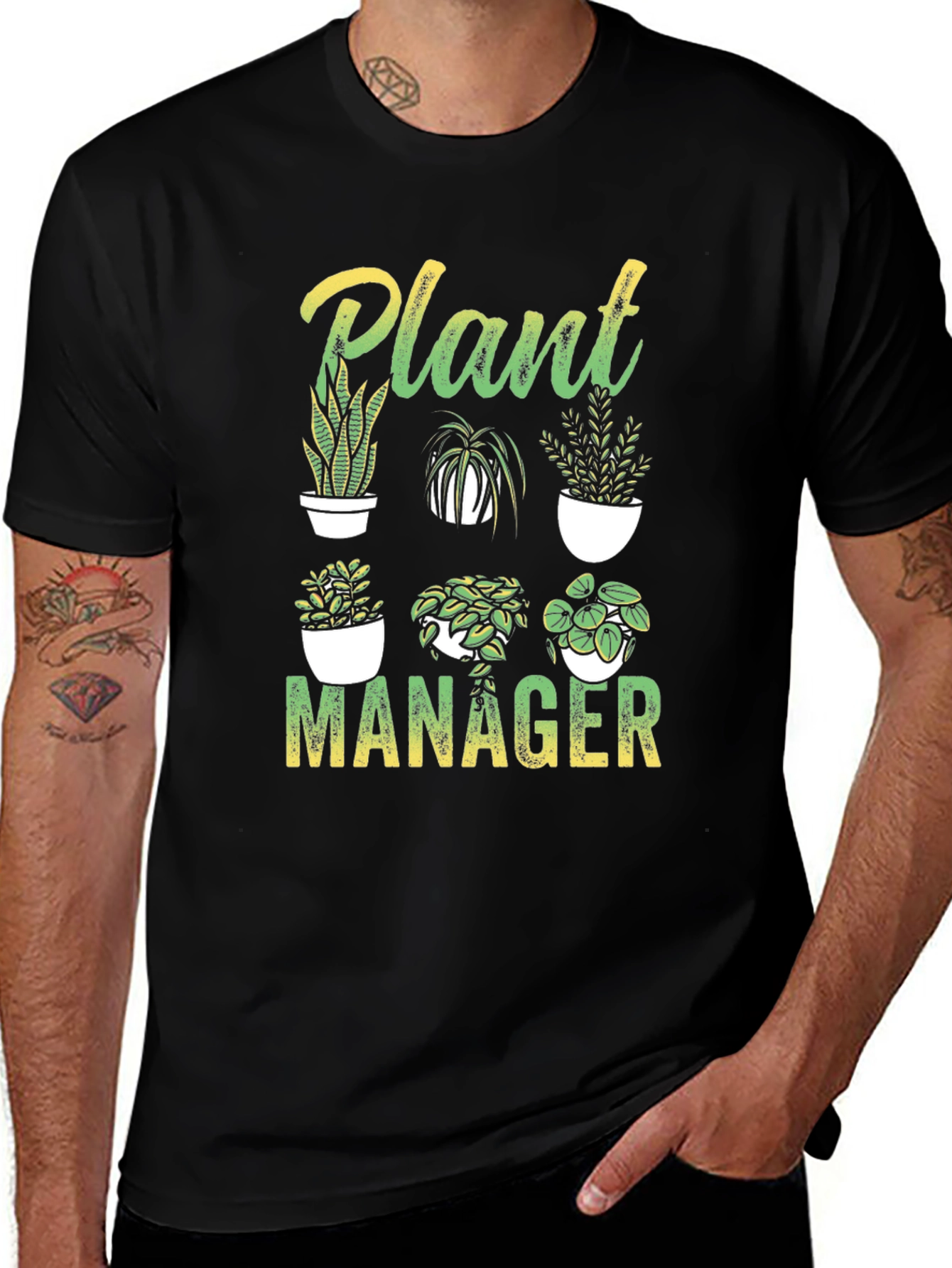 Plant Manager Graphic T-Shirt - Gardening Lover Tee