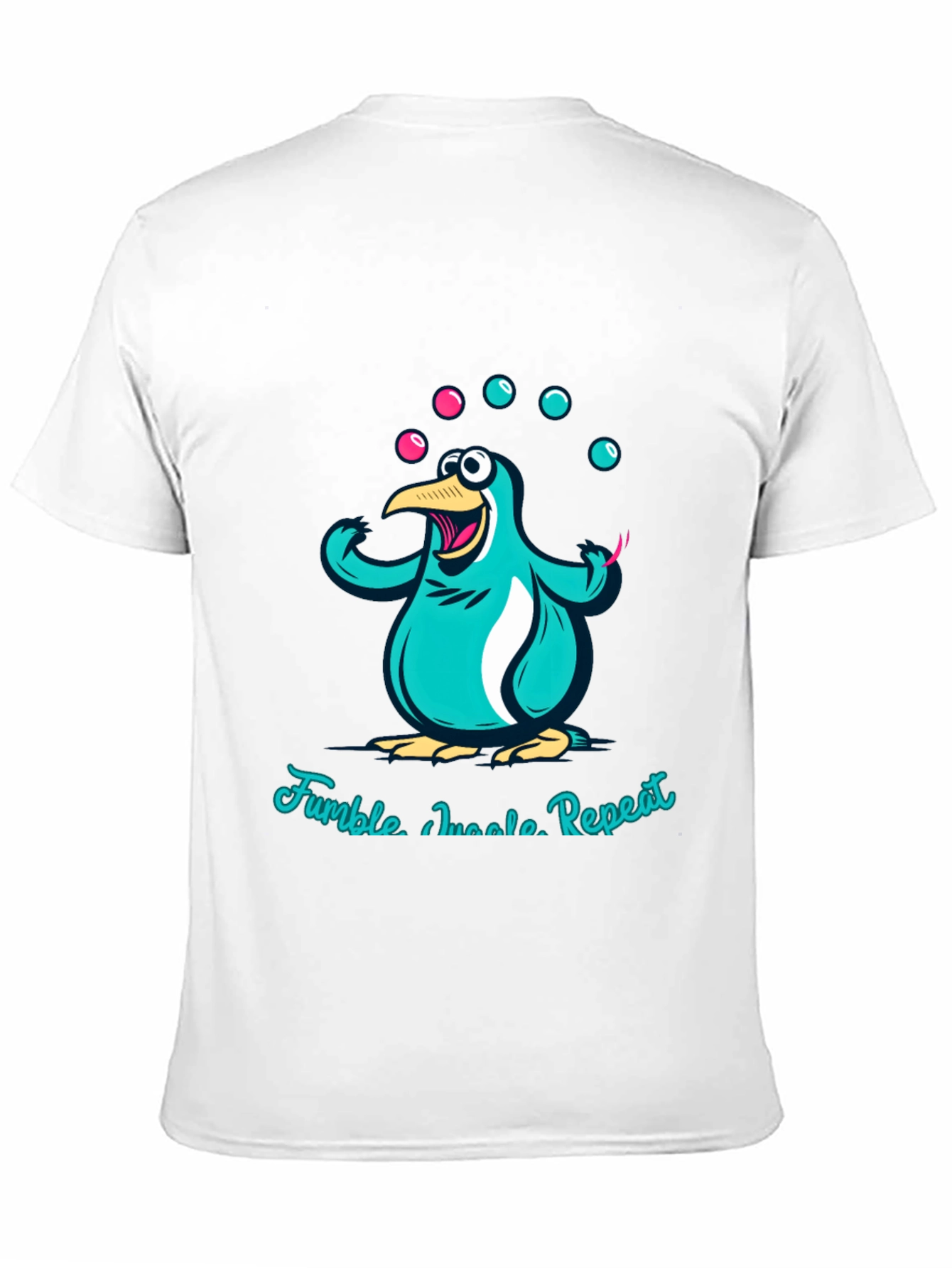 Juggling Penguin Graphic Tee
